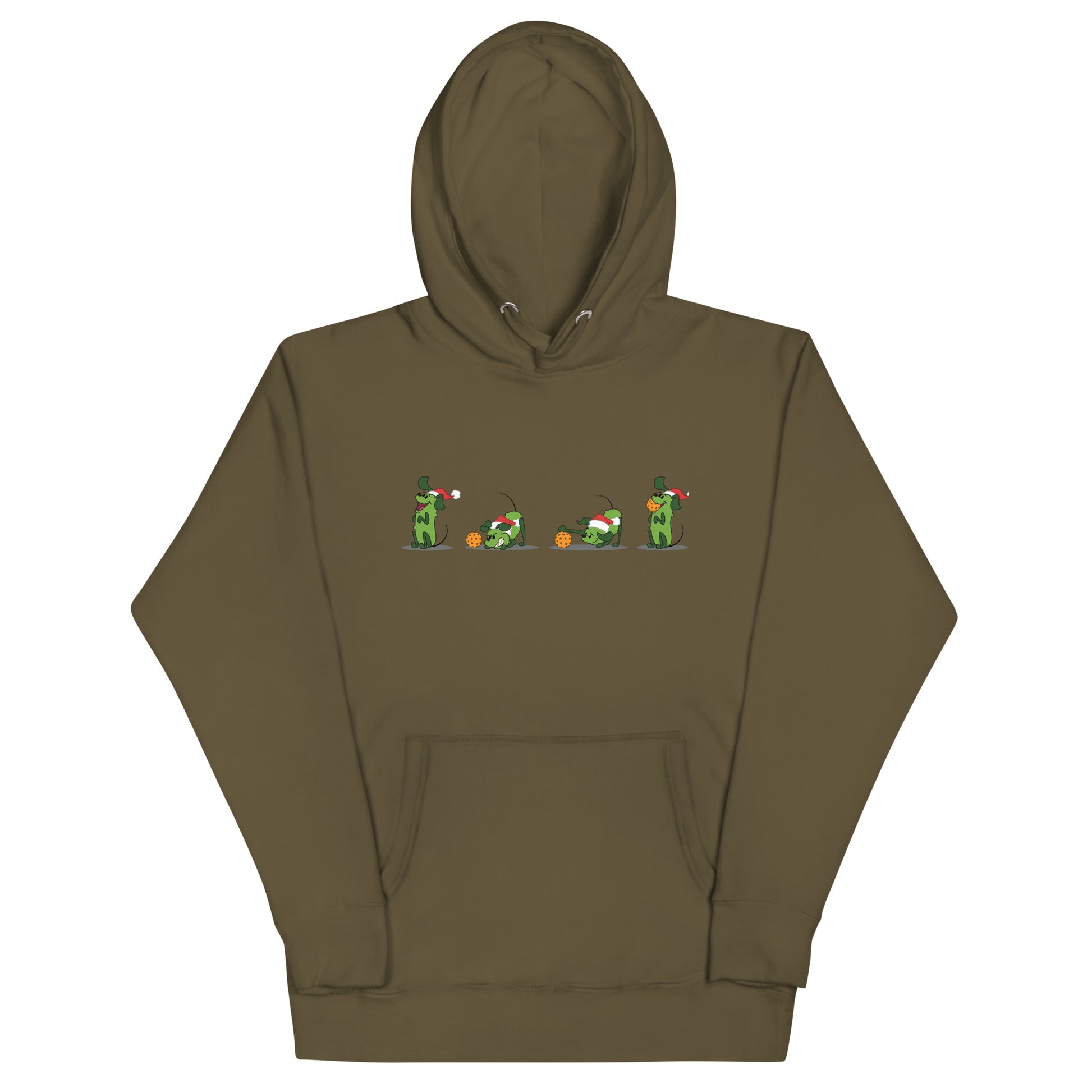 Warm Pickleball Hoodie - 'Pickles' Wanna Play! - XMAS - DocDink.com