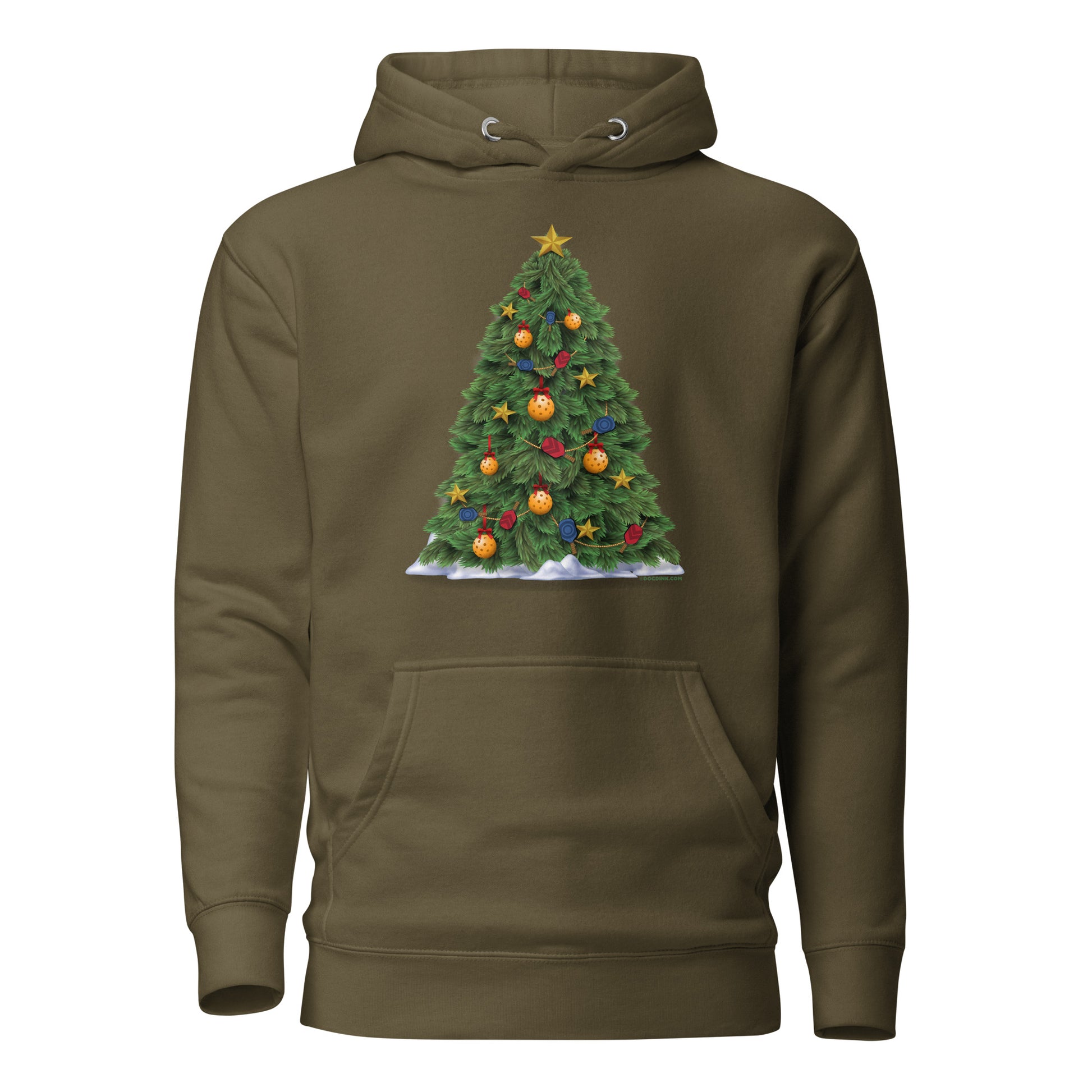 Warm Pickleball Hoodie - It's a Pickleball Christmas! - DocDink.com