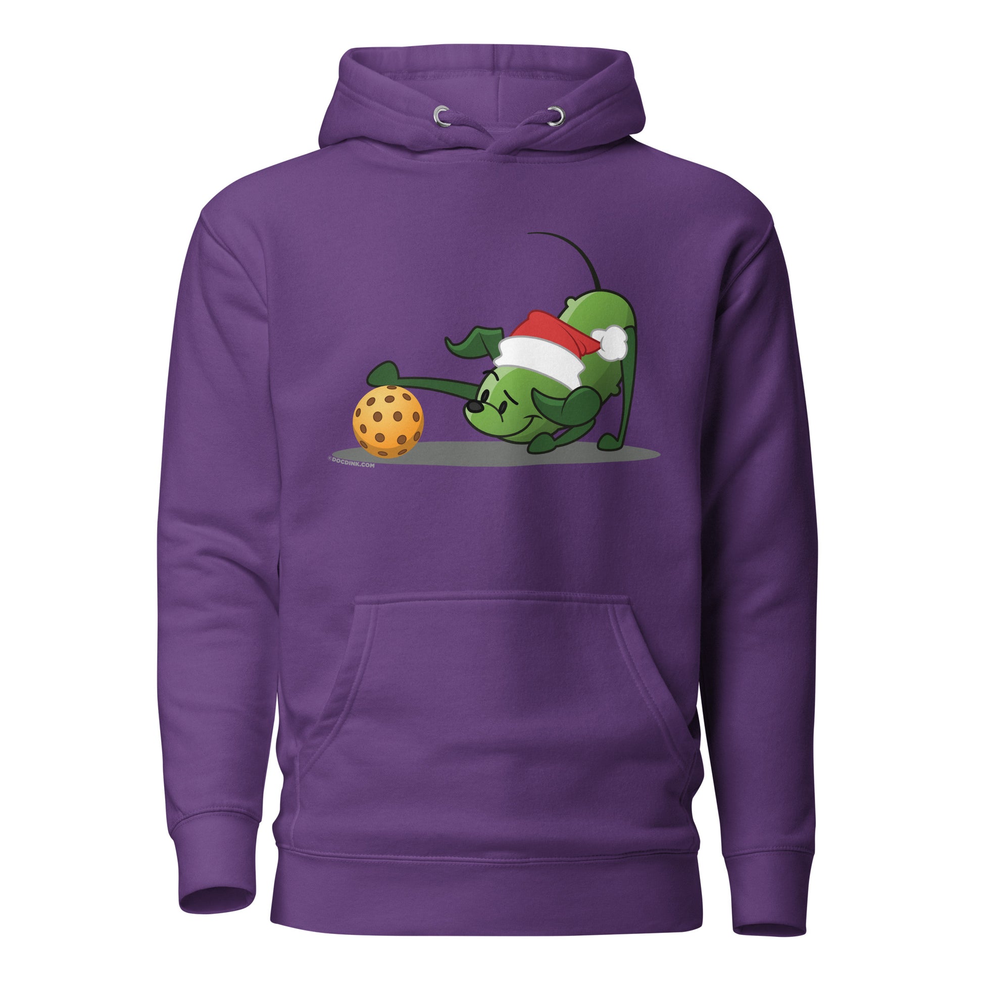 Warm Pickleball Hoodie - Pickles "Hmm...?" - Christmas - DocDink.com