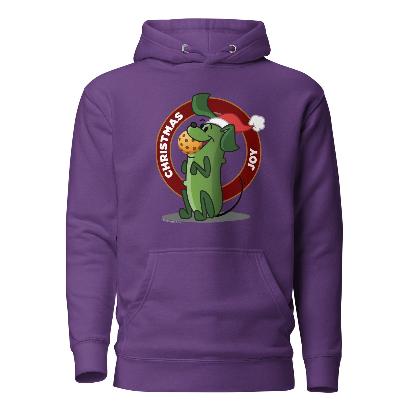 Warm Pickleball Hoodie - Pickles "Christmas Joy" - DocDink.com