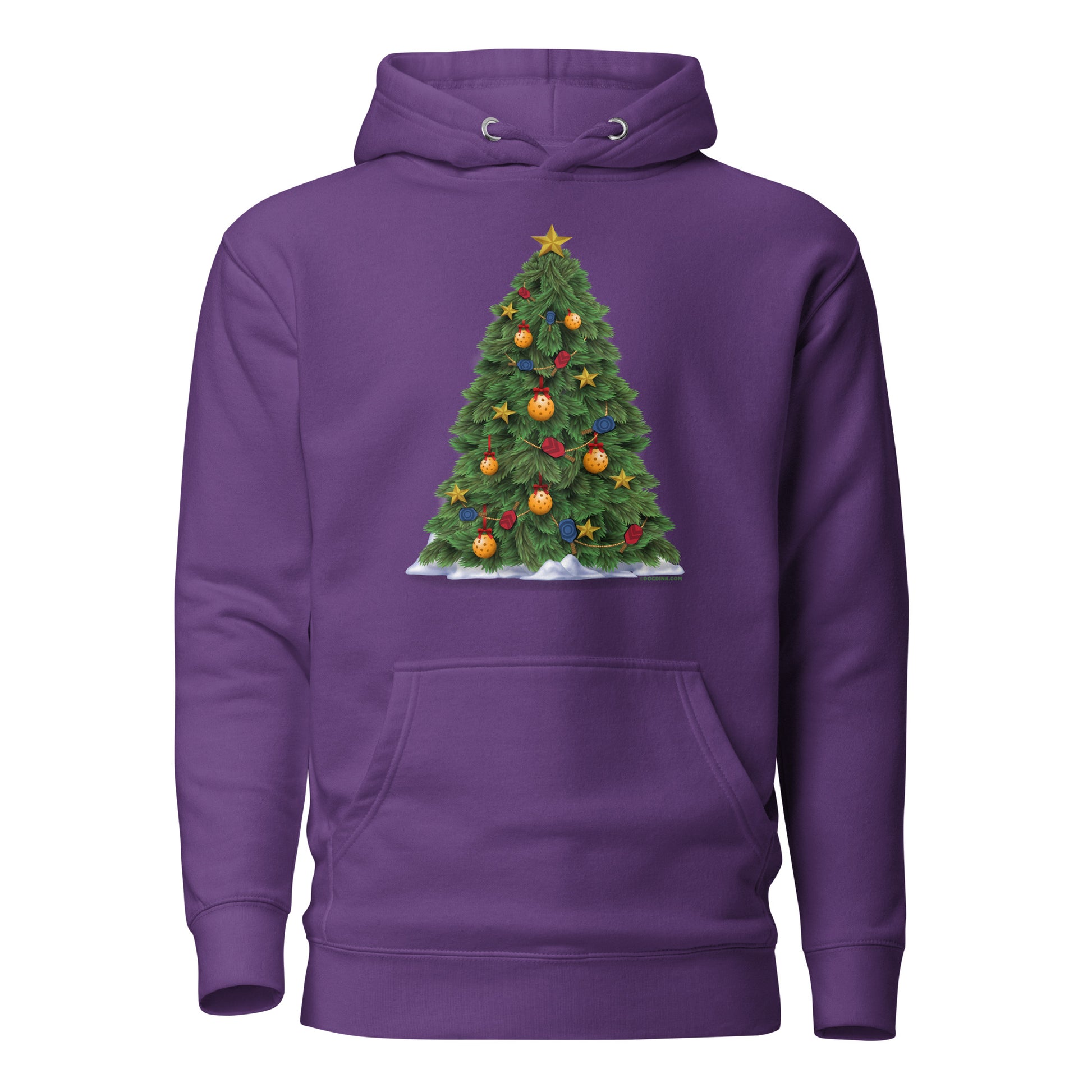 Warm Pickleball Hoodie - It's a Pickleball Christmas! - DocDink.com