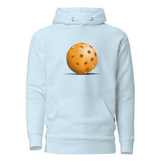 Warm Pickleball Hoodie - Orange Pickleball - DocDink.com