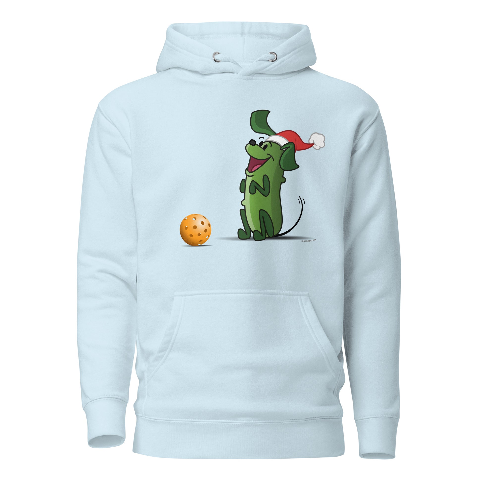 Warm Pickleball Hoodie - Pickles "Wanna Play?" - Christmas - DocDink.com