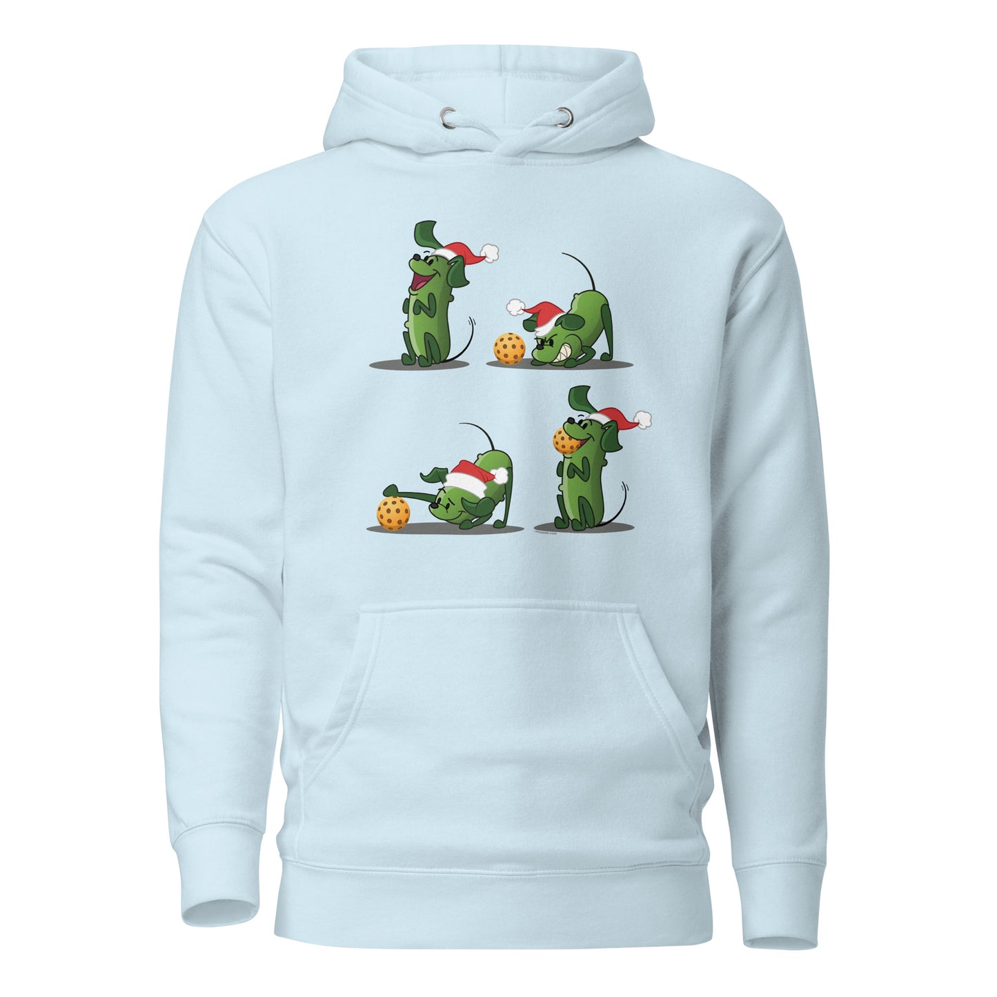 Warm Pickleball Hoodie - Pickles wants to Play! - Christmas sq. - DocDink.com