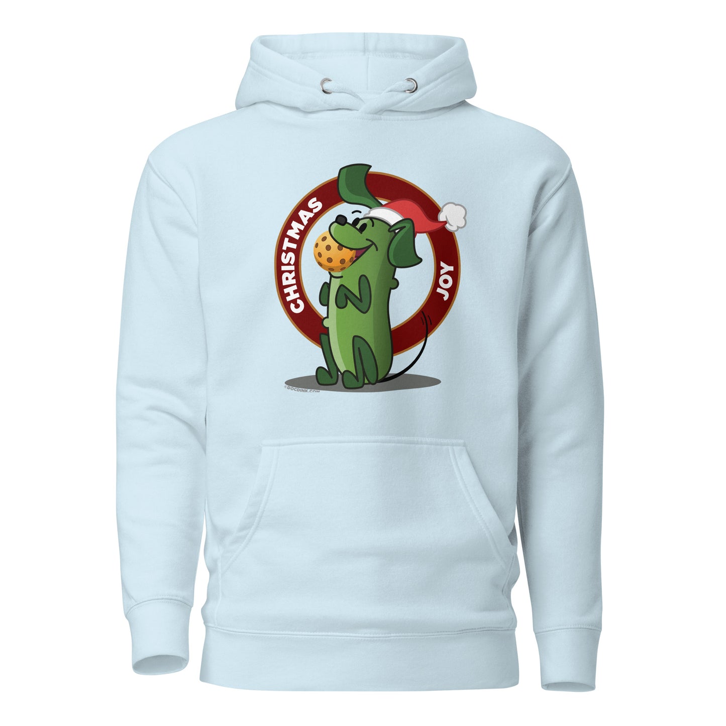 Warm Pickleball Hoodie - Pickles "Christmas Joy" - DocDink.com