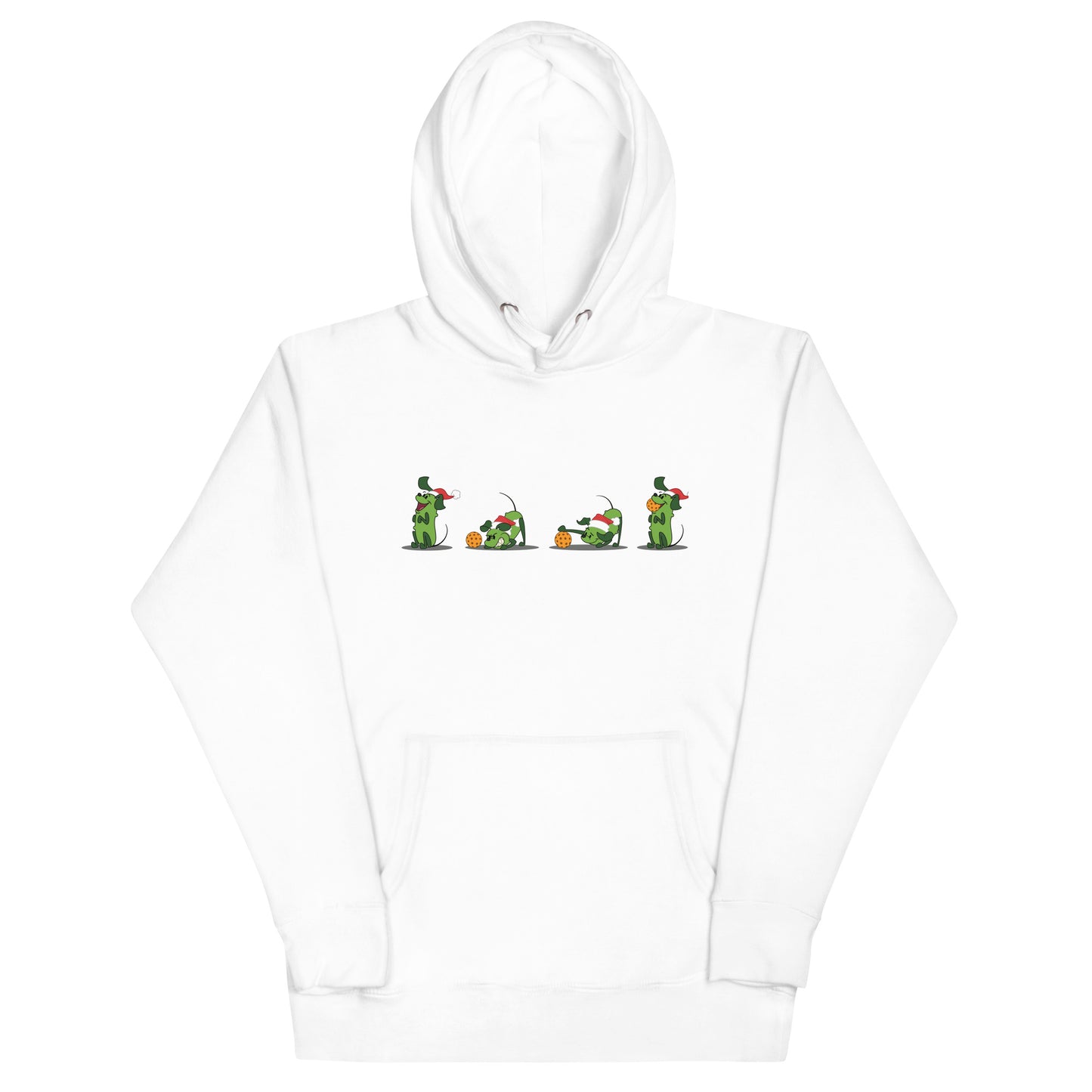 Warm Pickleball Hoodie - 'Pickles' Wanna Play! - XMAS - DocDink.com