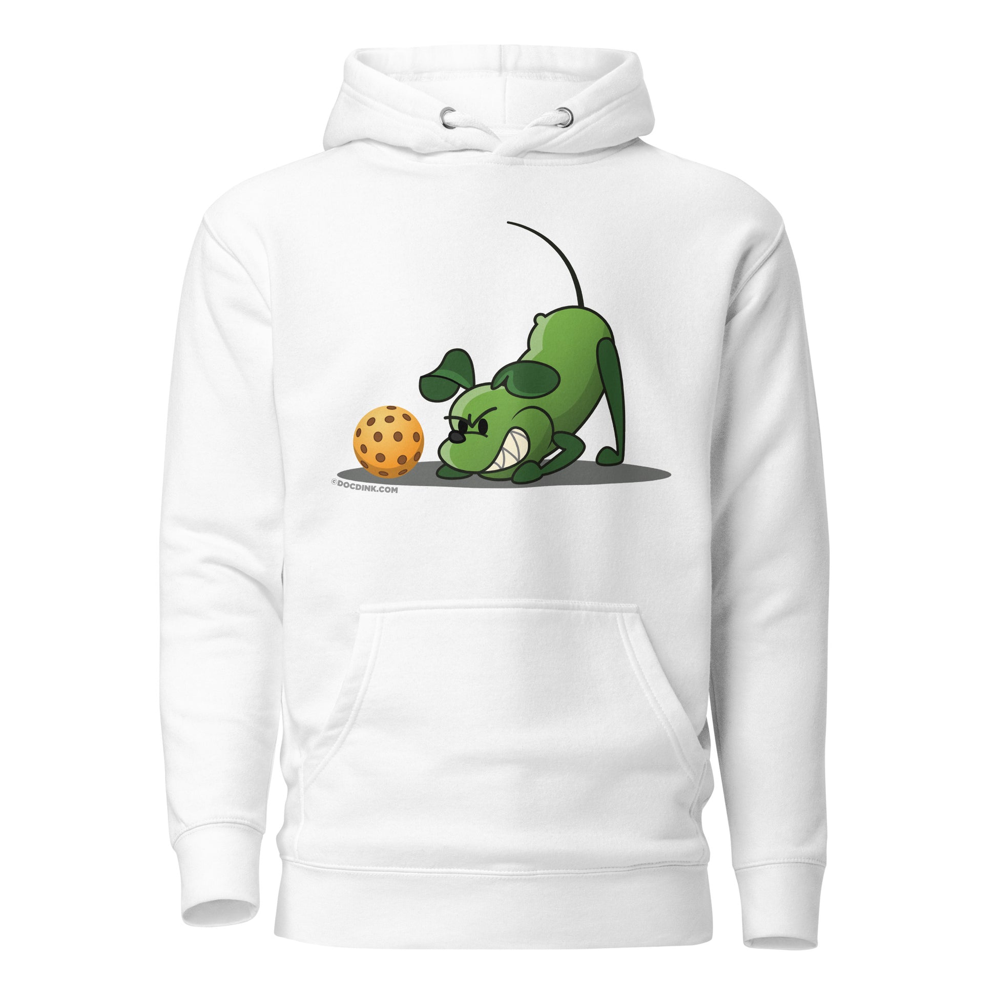 Warm Pickleball Hoodie - Pickles "Grrr...!" - DocDink.com