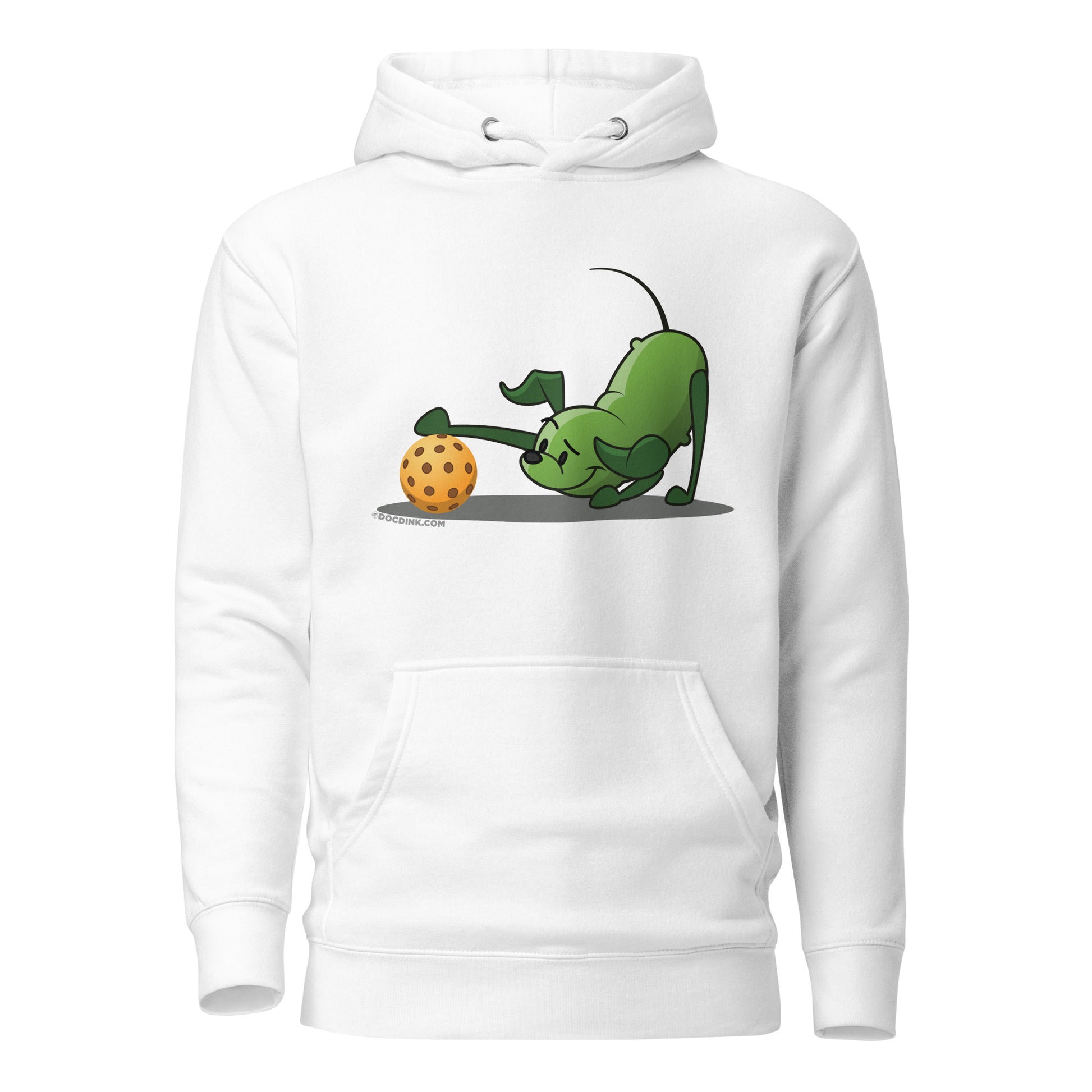 Warm Pickleball Hoodie - Pickles "Hmm...?" - DocDink.com