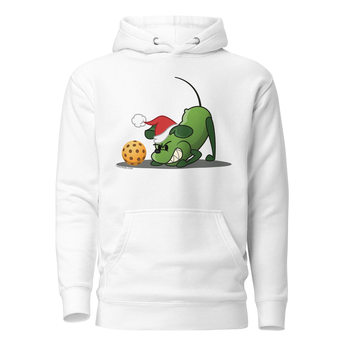 Warm Pickleball Hoodie - Pickles "Grrr...!" - Christmas - DocDink.com