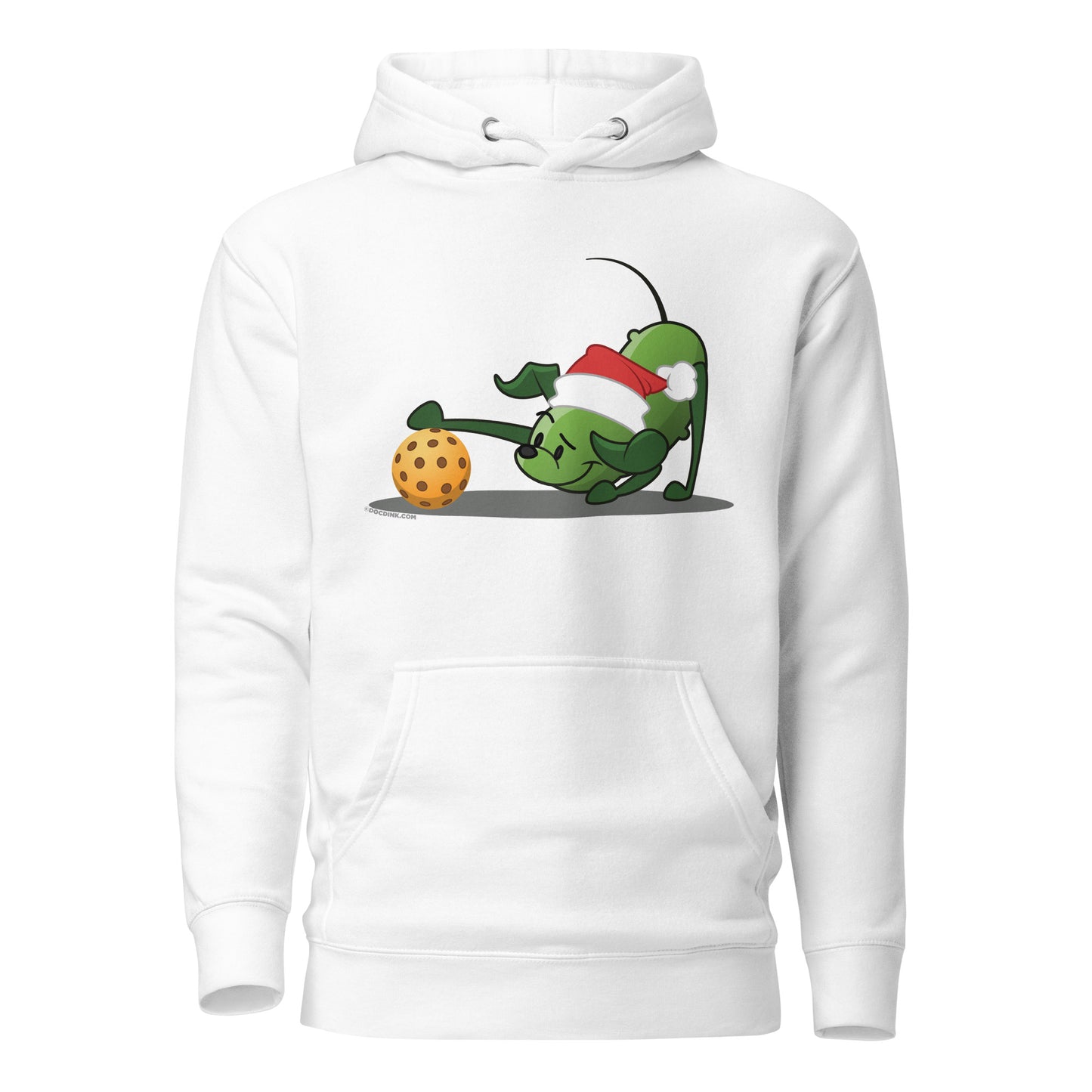 Warm Pickleball Hoodie - Pickles "Hmm...?" - Christmas - DocDink.com