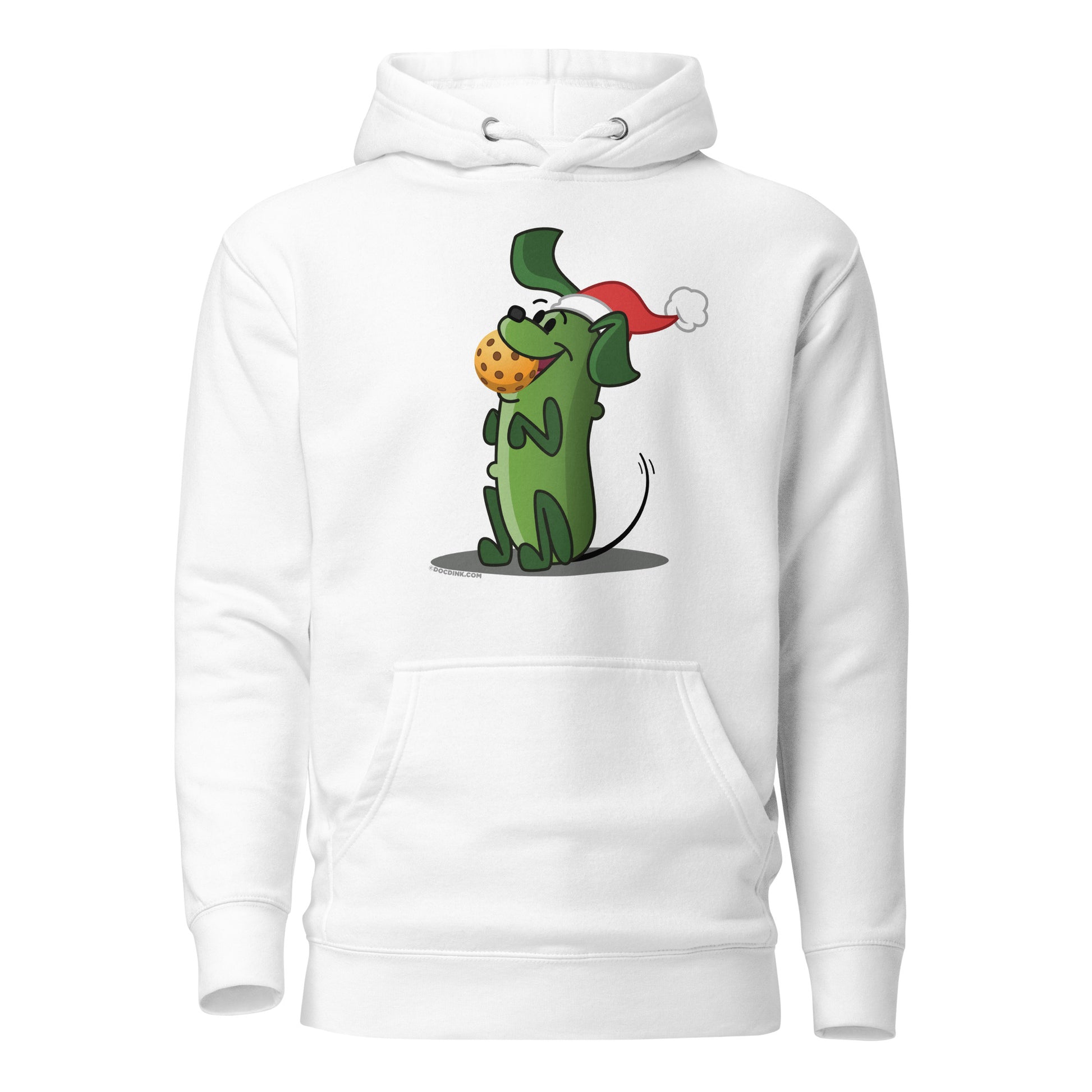 Warm Pickleball Hoodie - Pickles "Let's Play Now" - Christmas - DocDink.com