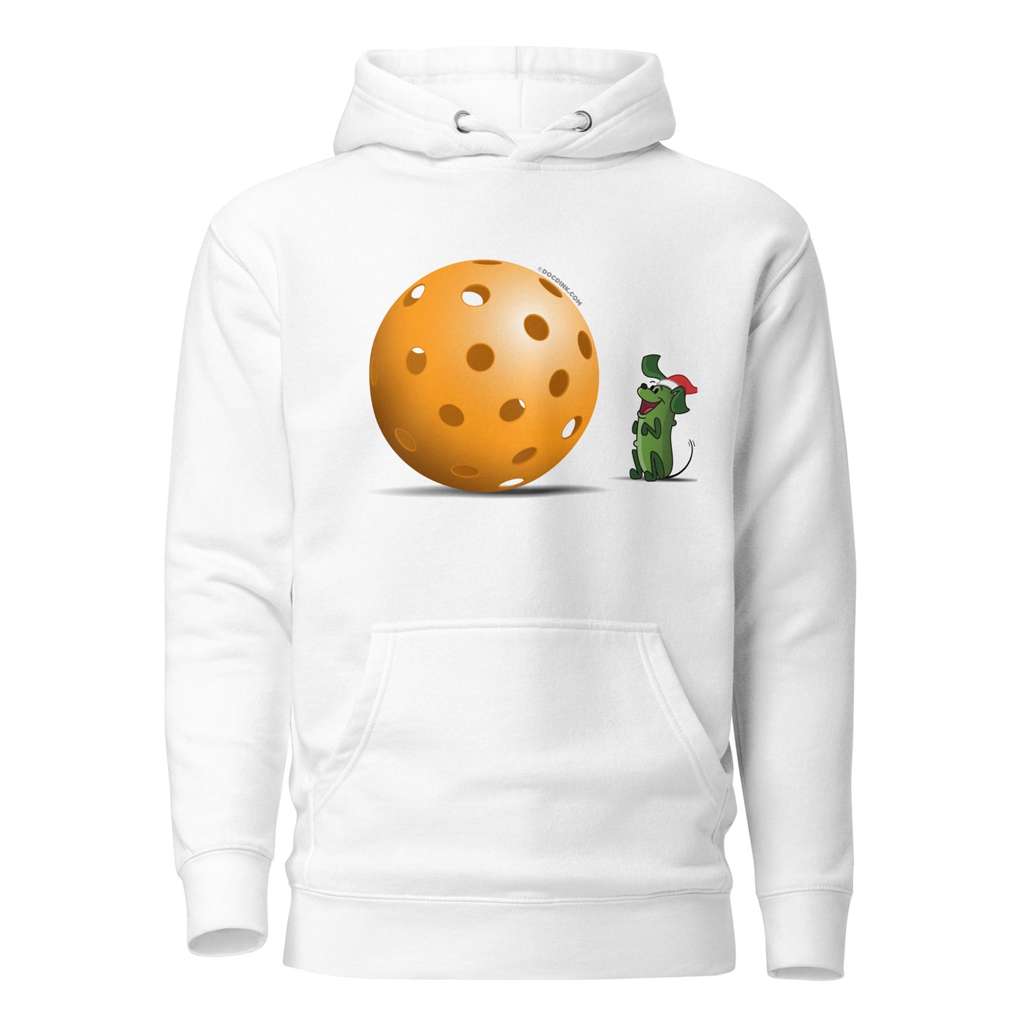 Warm Pickleball Hoodie - Pickles "Dream Big!" - Christmas - DocDink.com