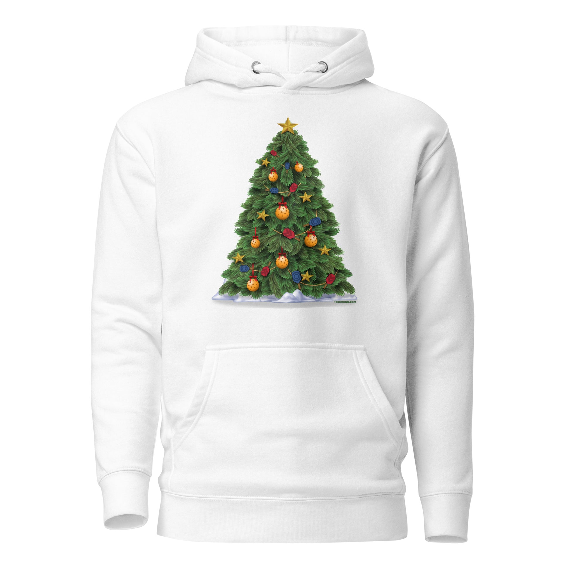 Warm Pickleball Hoodie - It's a Pickleball Christmas! - DocDink.com