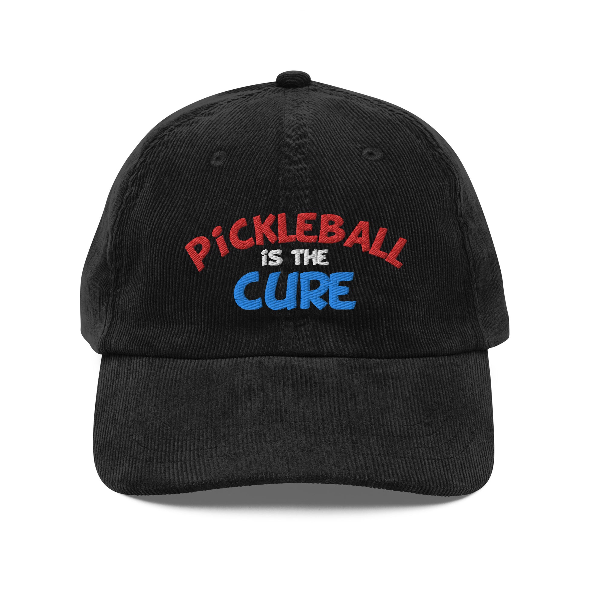 Vintage Corduroy Cap - "Pickleball is the Cure" - DocDink.com