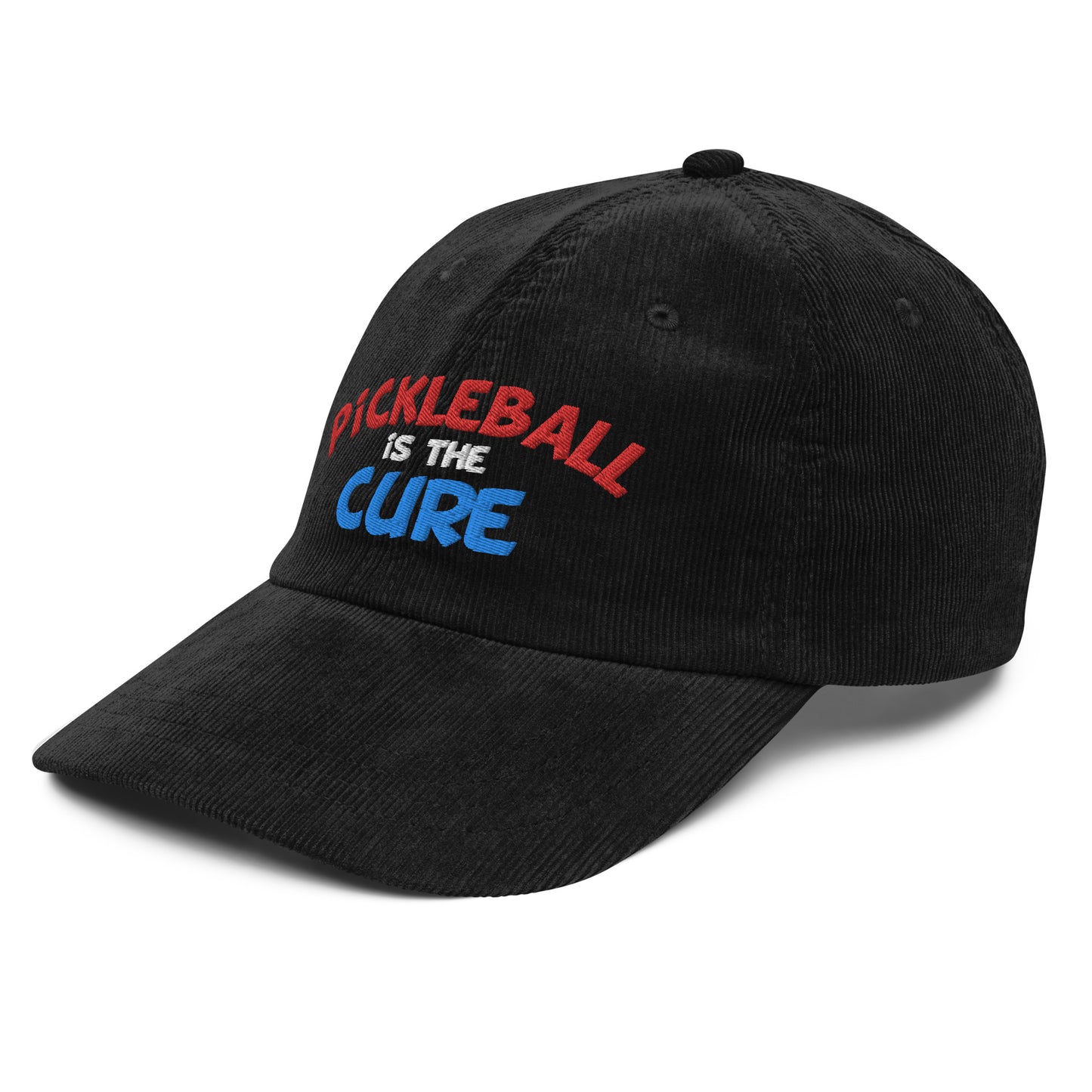 Vintage Corduroy Cap - "Pickleball is the Cure" - DocDink.com