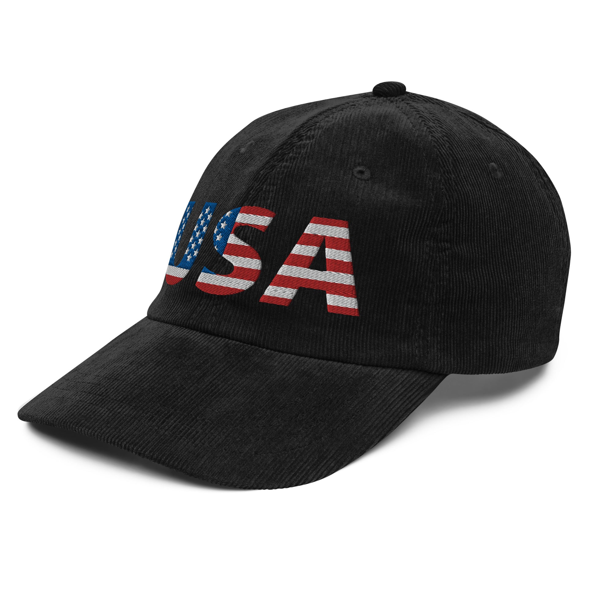 Vintage Corduroy Cap - "USA" - DocDink.com