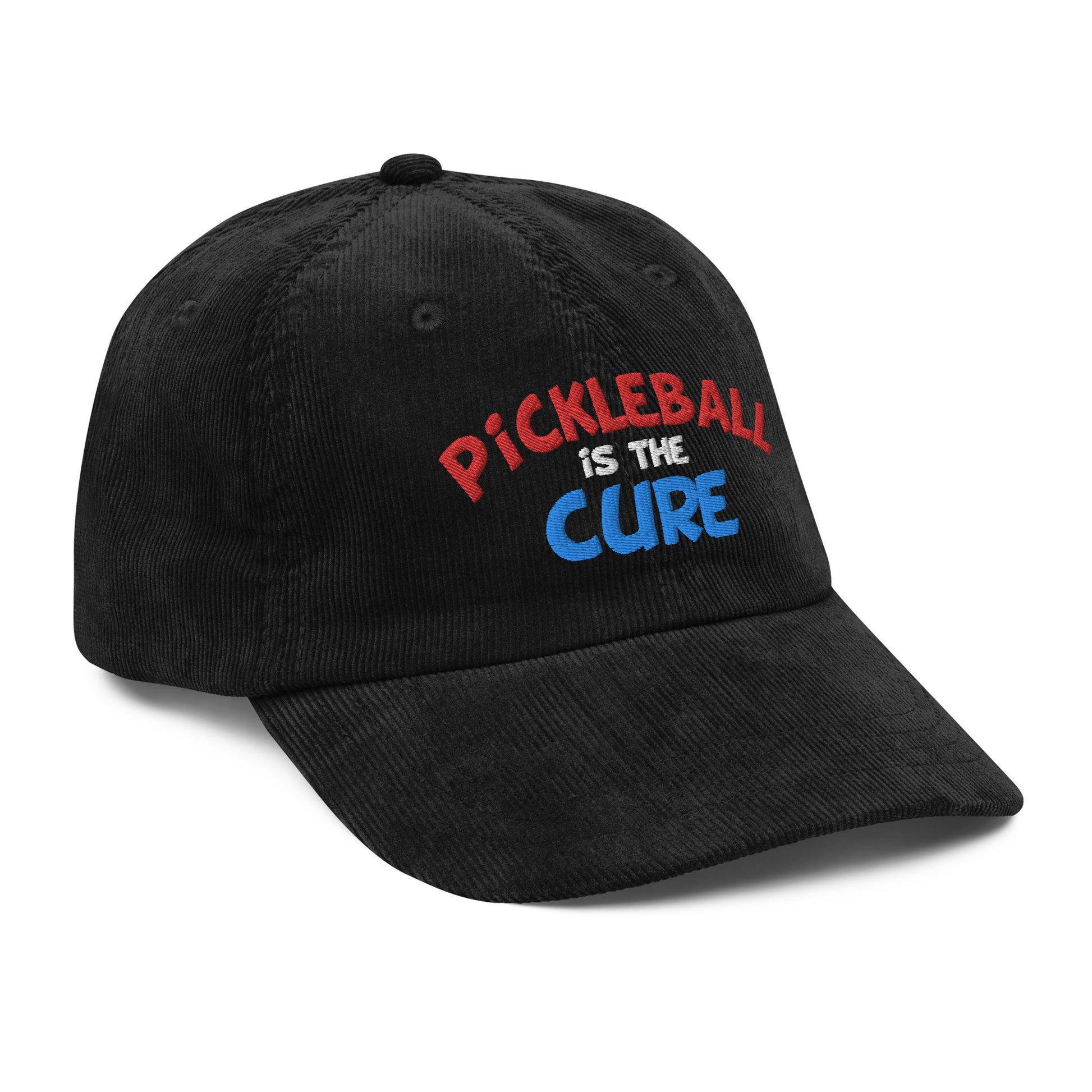 Vintage Corduroy Cap - "Pickleball is the Cure" - DocDink.com