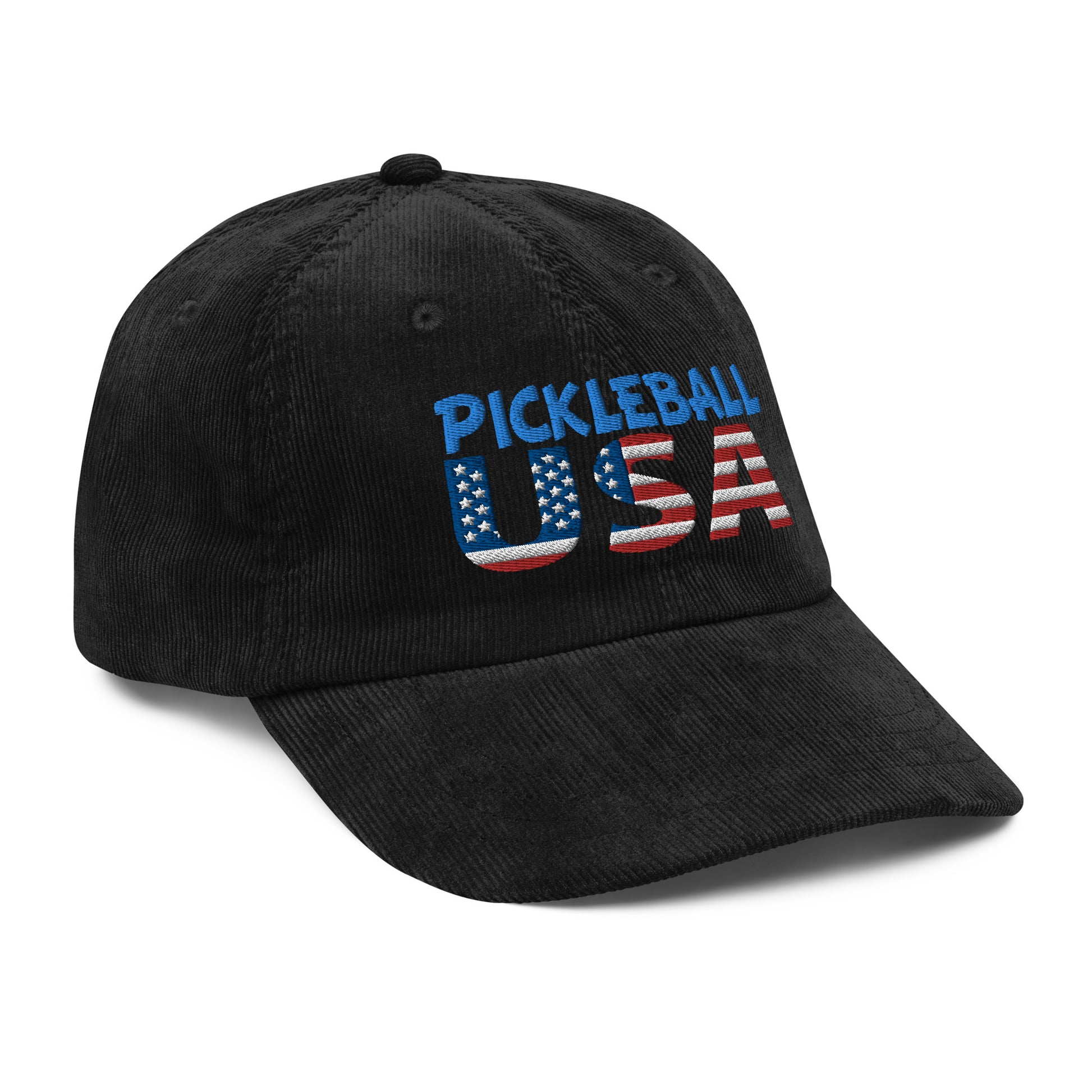 Vintage Corduroy Cap - "Pickleball USA" - DocDink.com