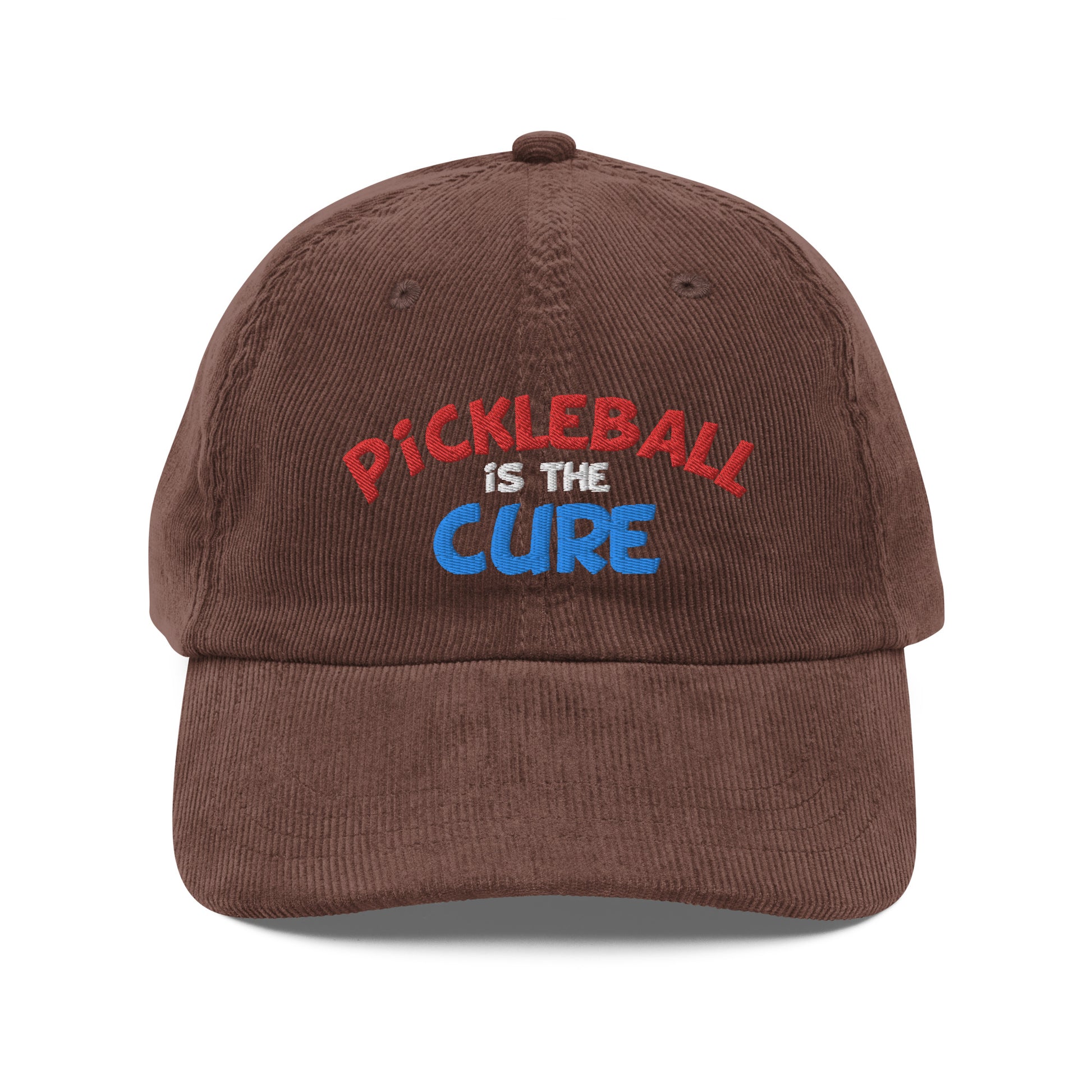 Vintage Corduroy Cap - "Pickleball is the Cure" - DocDink.com