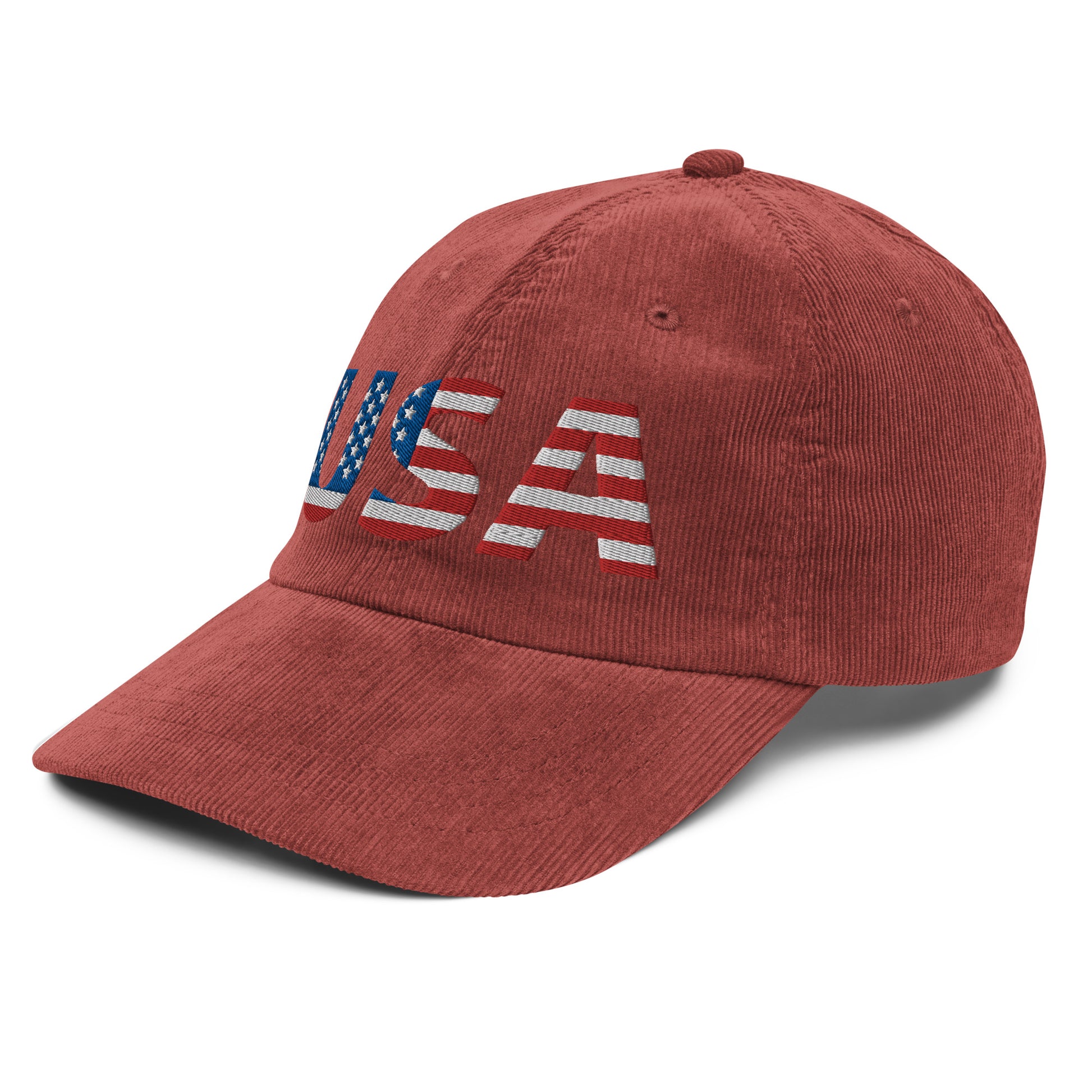 Vintage Corduroy Cap - "USA" - DocDink.com