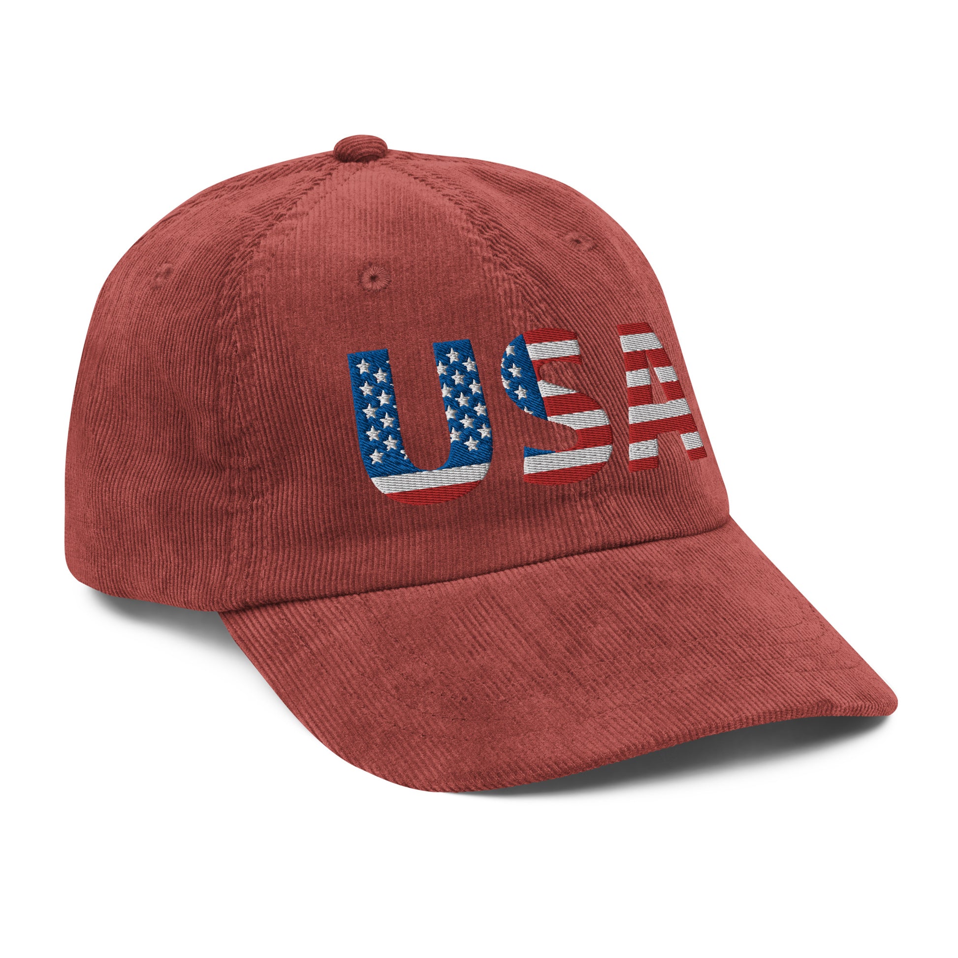 Vintage Corduroy Cap - "USA" - DocDink.com