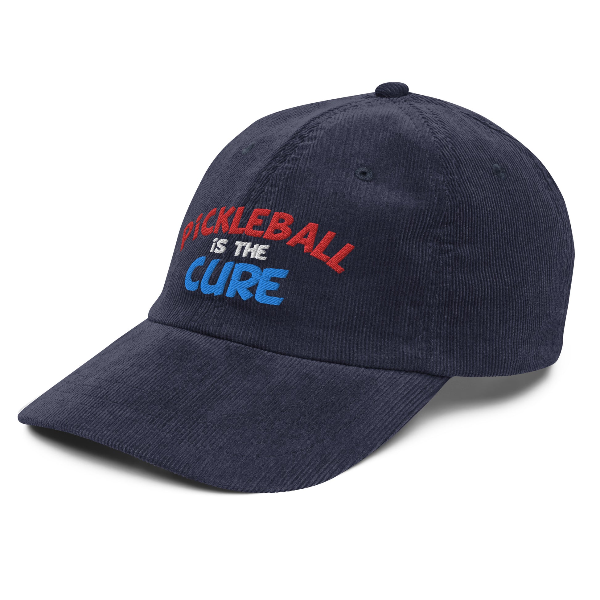 Vintage Corduroy Cap - "Pickleball is the Cure" - DocDink.com