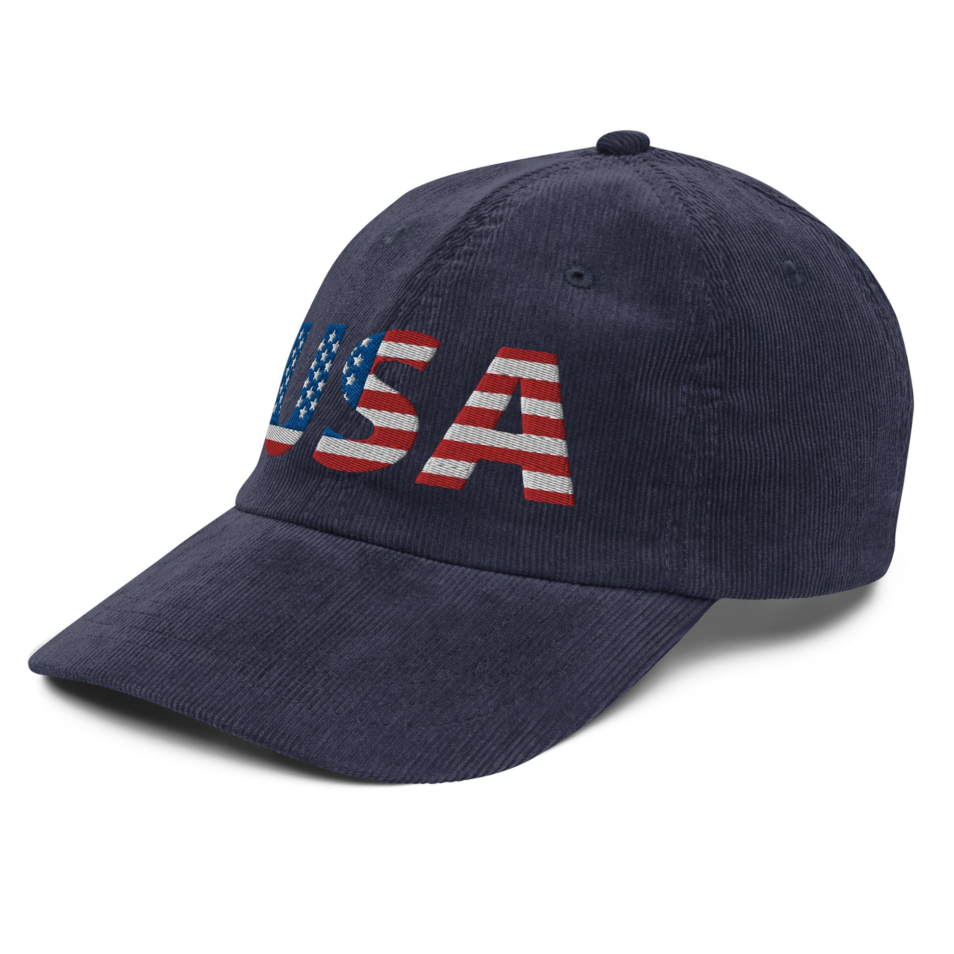 Vintage Corduroy Cap - "USA" - DocDink.com