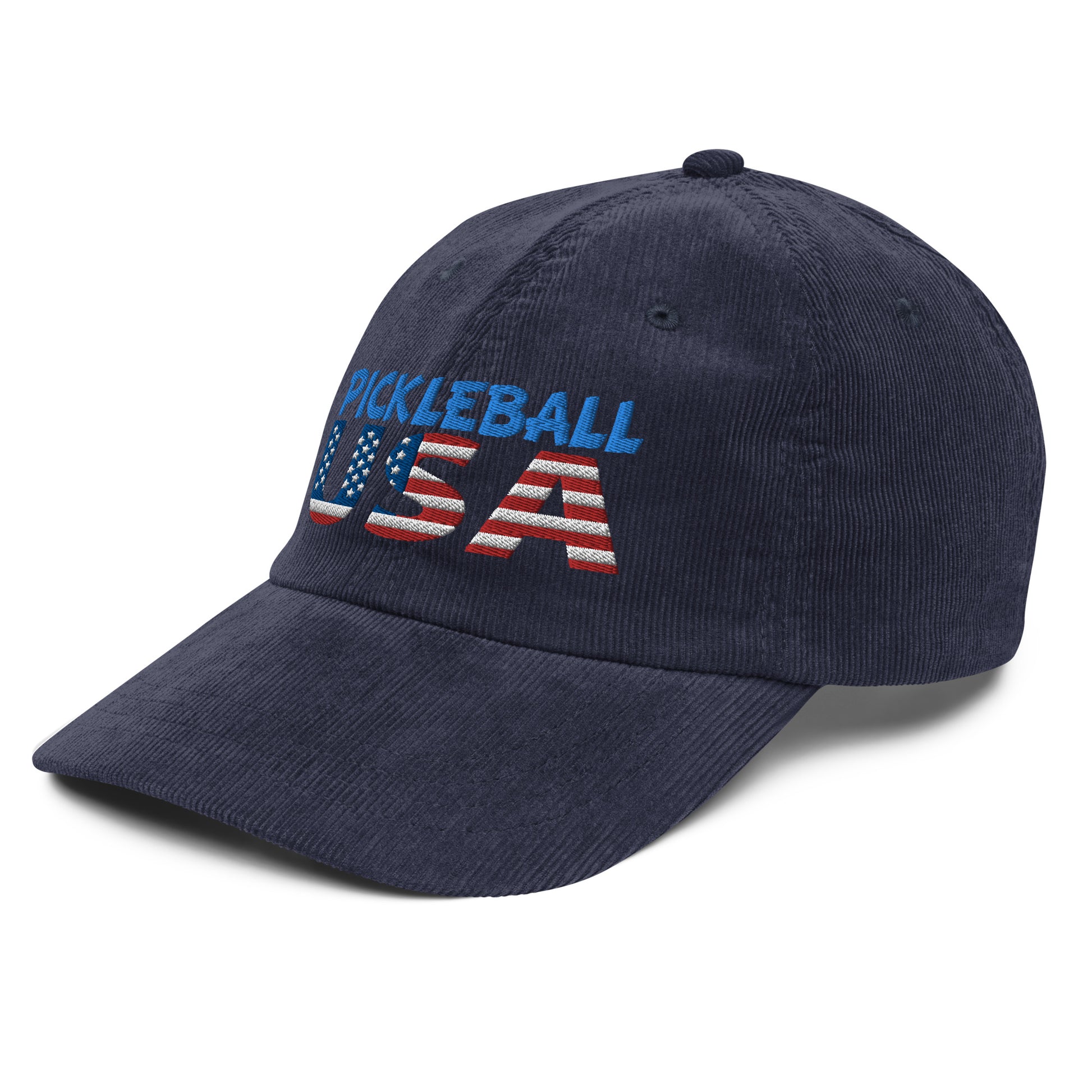 Vintage Corduroy Cap - "Pickleball USA" - DocDink.com