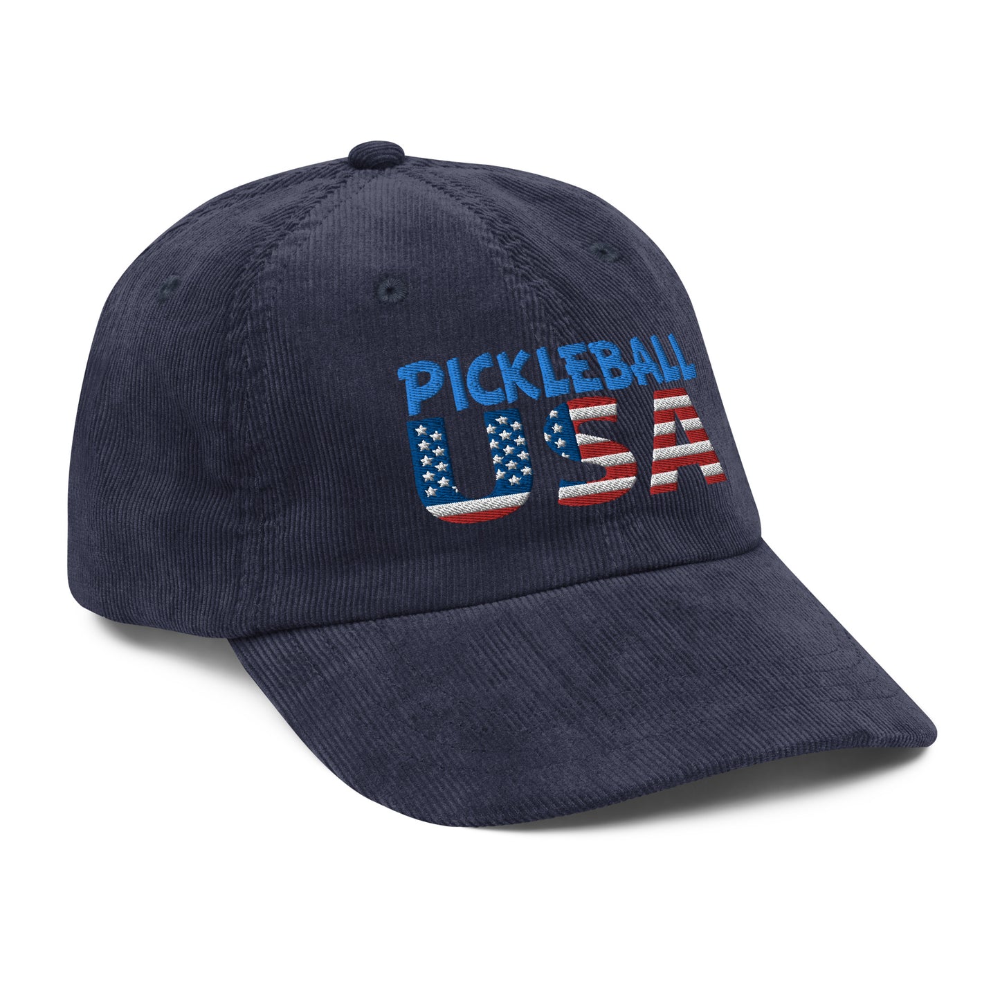 Vintage Corduroy Cap - "Pickleball USA" - DocDink.com