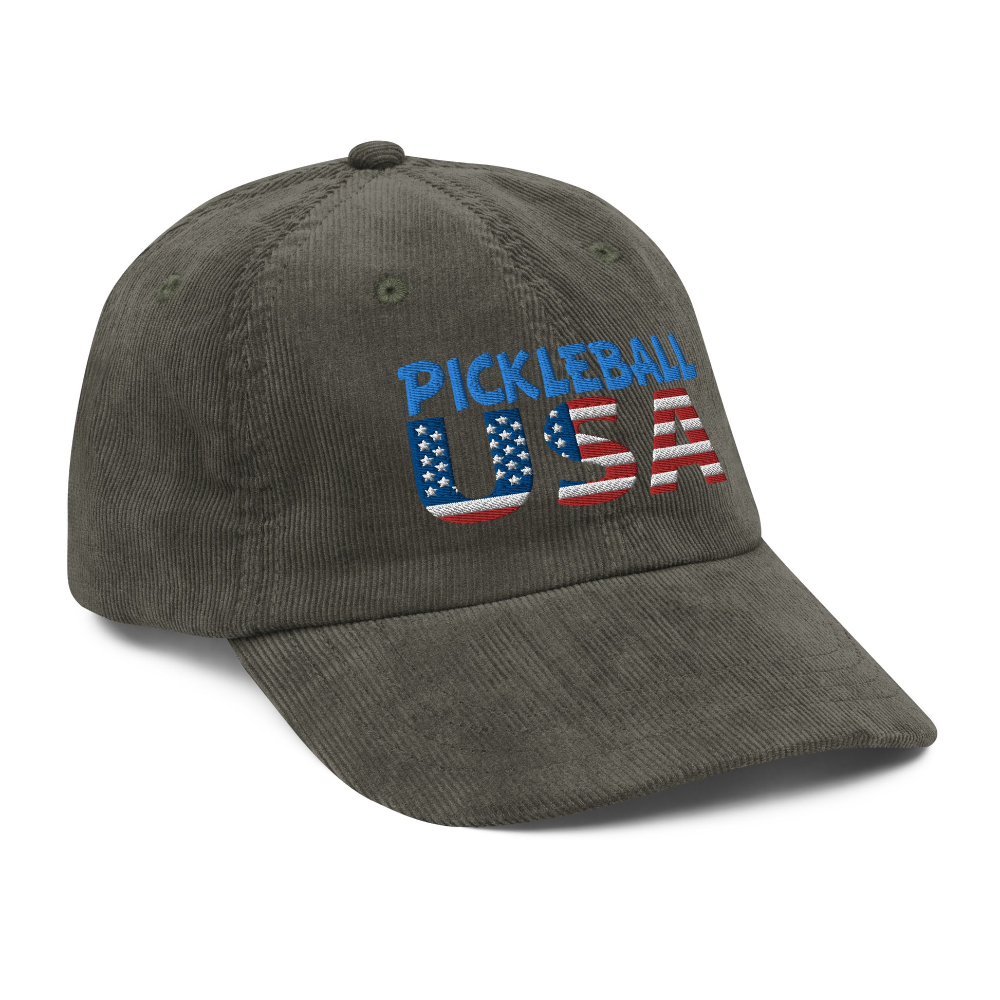 Vintage Corduroy Cap - "Pickleball USA" - DocDink.com