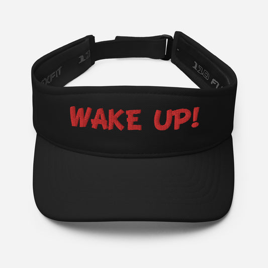 Pickleball Visor - "Wake Up" - DocDink.com