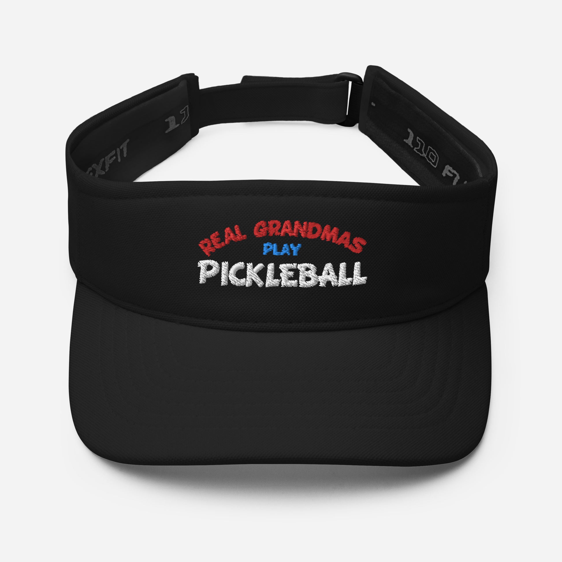 Pickleball Visor - "Real Grandmas Play Pickleball" - DocDink.com