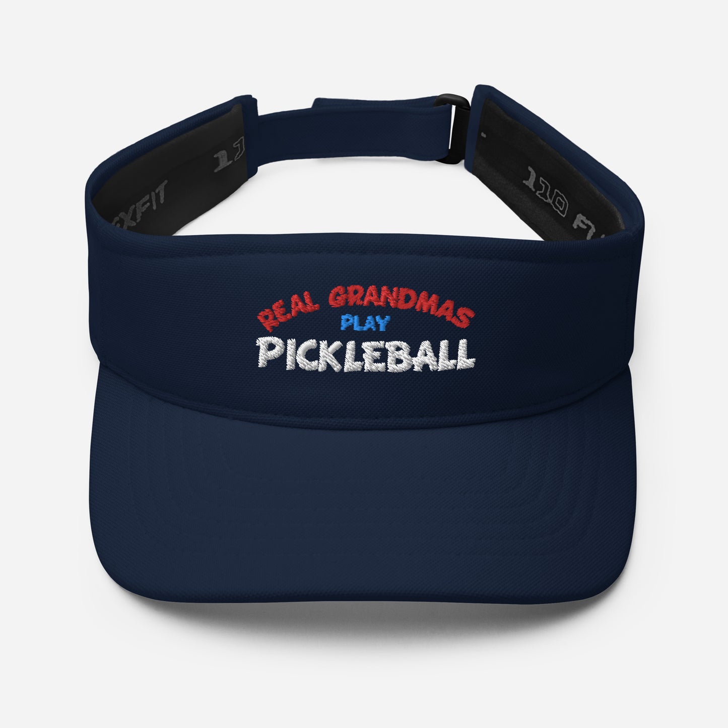 Pickleball Visor - "Real Grandmas Play Pickleball" - DocDink.com