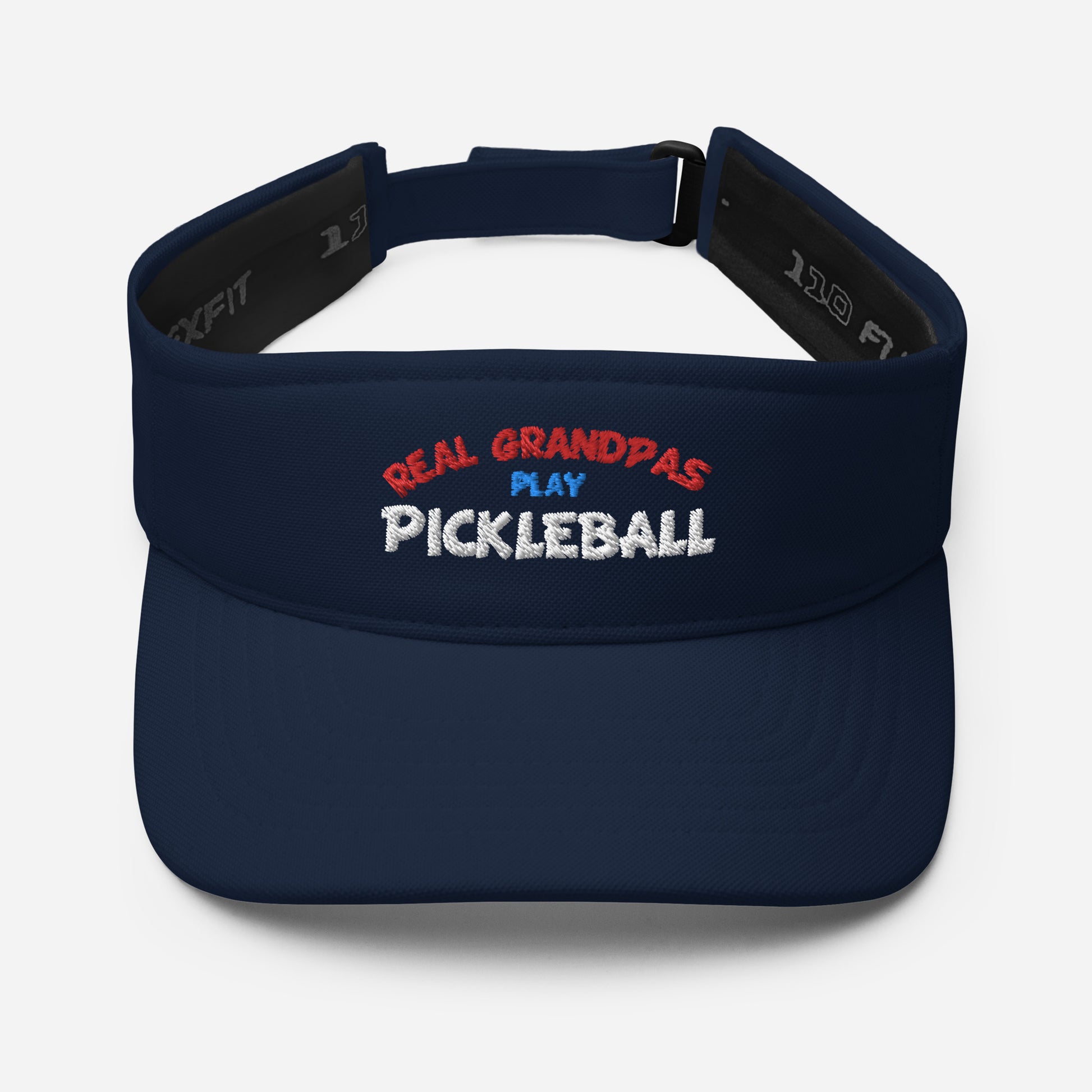 Pickleball Visor - "Real Grandpas Play Pickleball" - DocDink.com