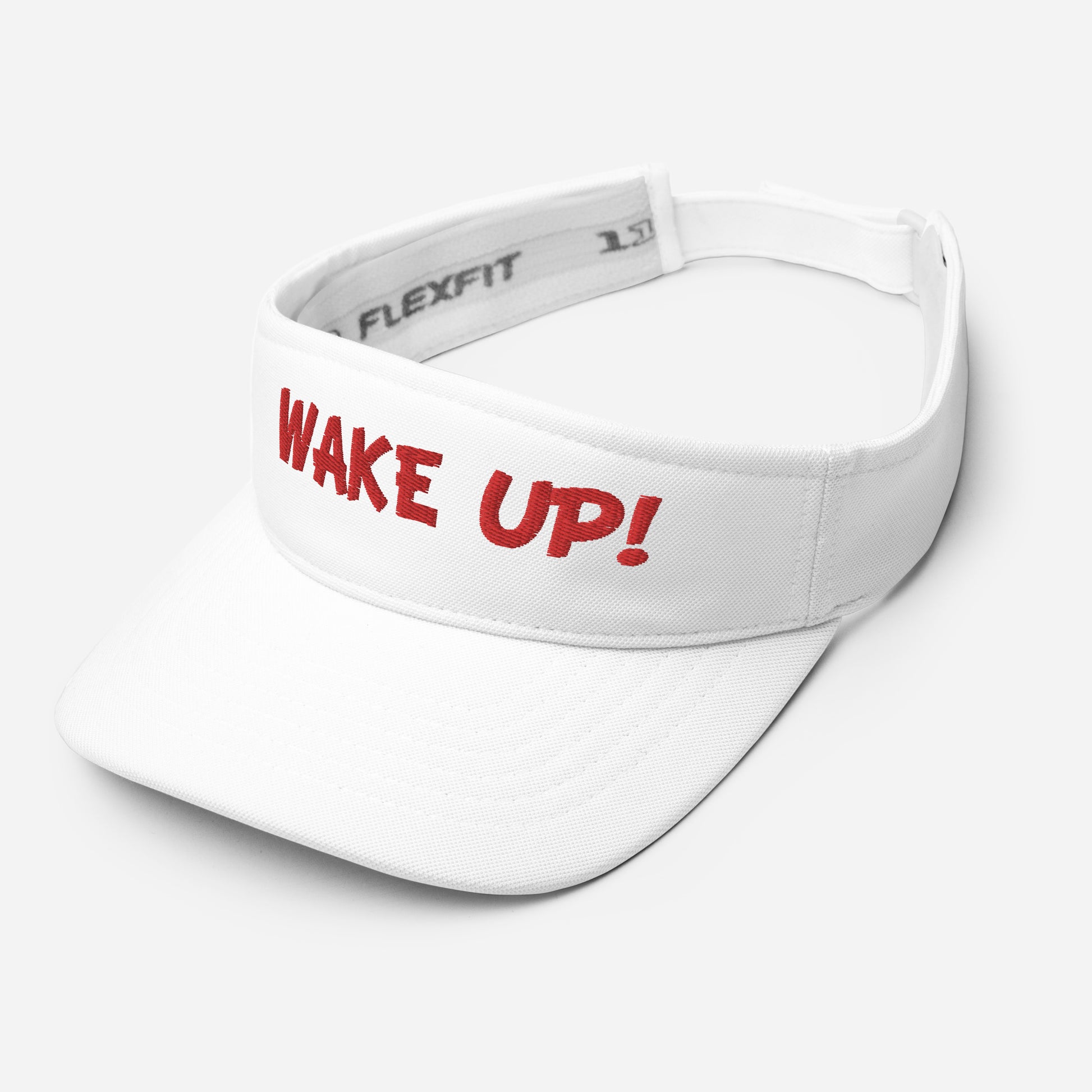 Pickleball Visor - "Wake Up" - DocDink.com