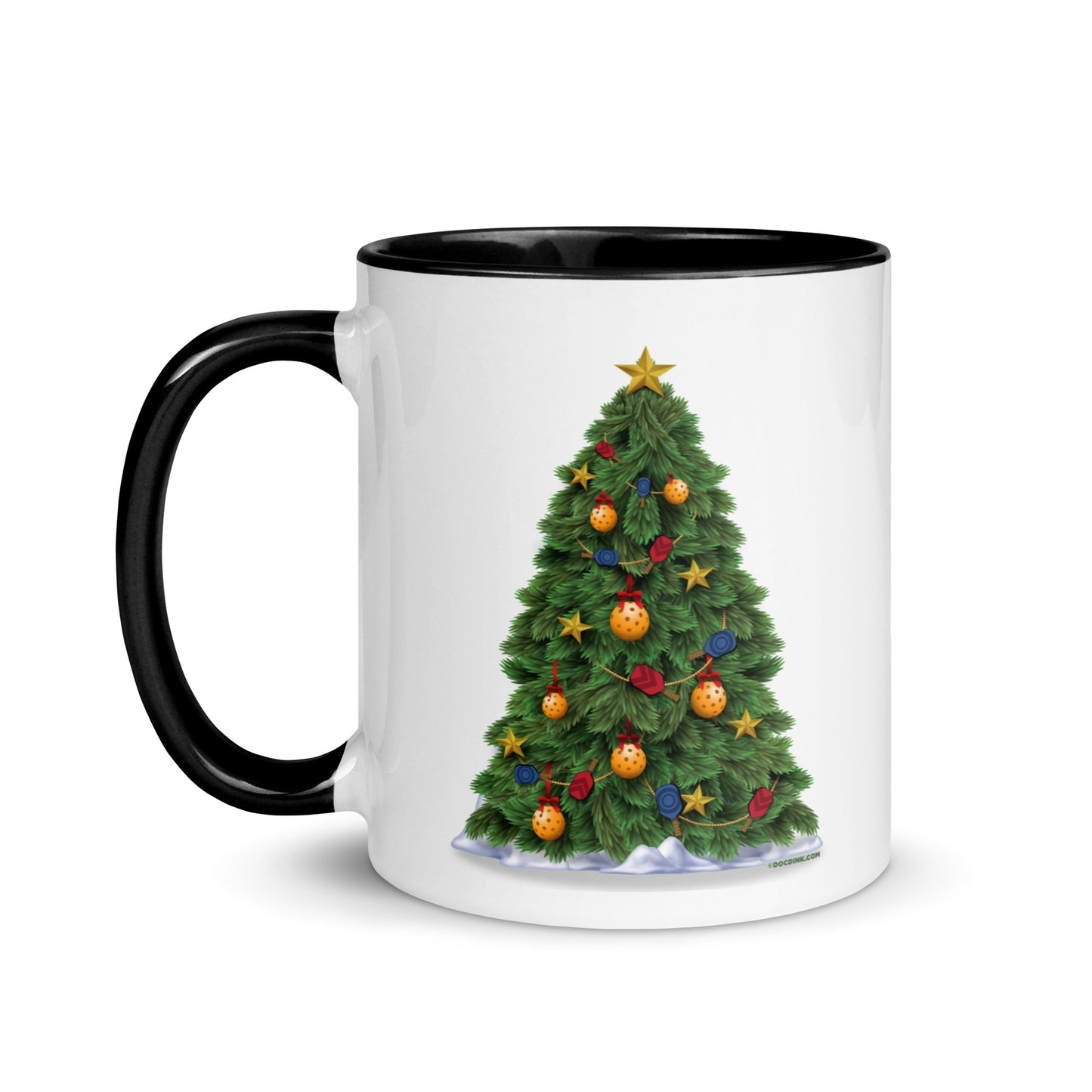 Pickleball Mug - Pickleball Christmas Tree - DocDink.com