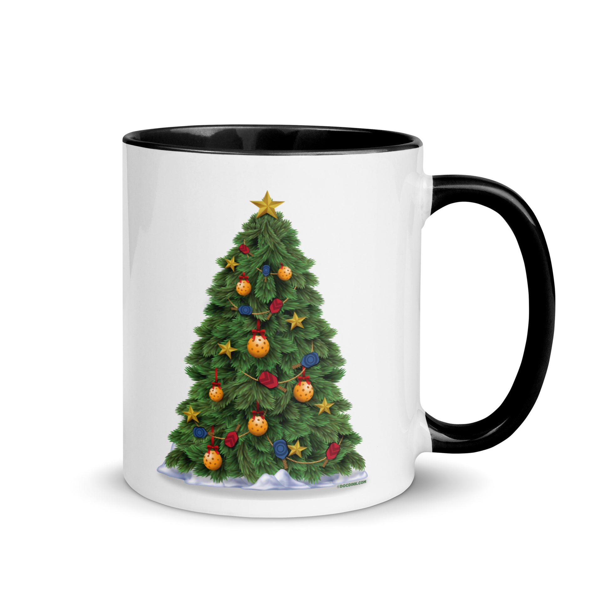 Pickleball Mug - Pickleball Christmas Tree - DocDink.com