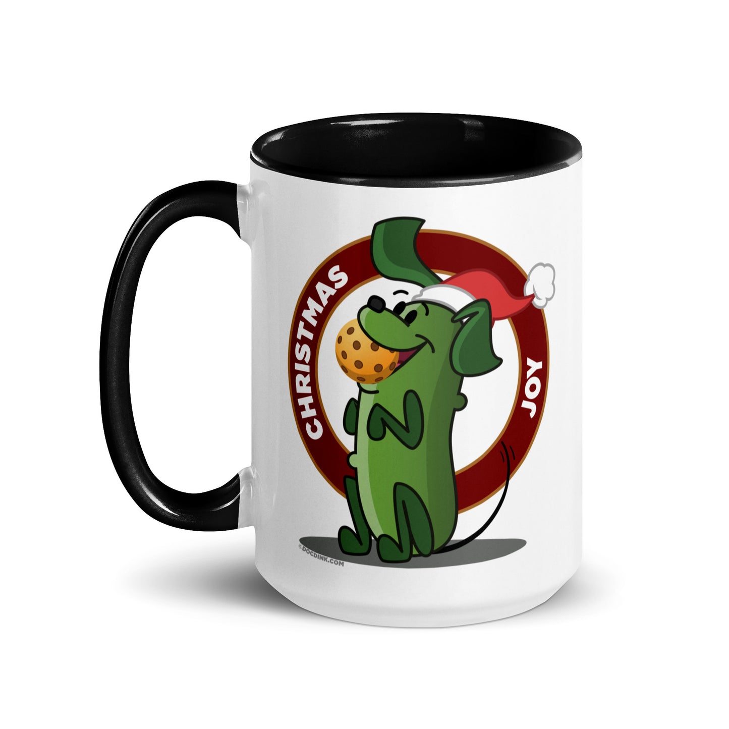 Pickleball Mug - Pickles "Christmas Joy" - DocDink.com