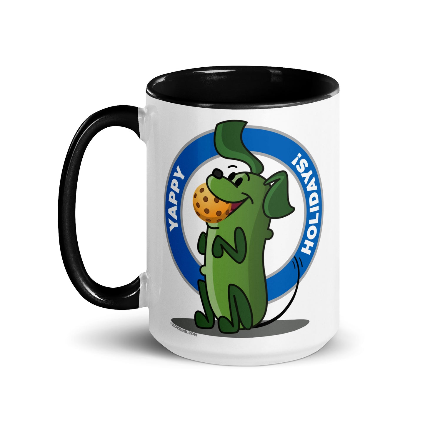 Pickleball Mug - Pickles "Yappy Holidays" - DocDink.com