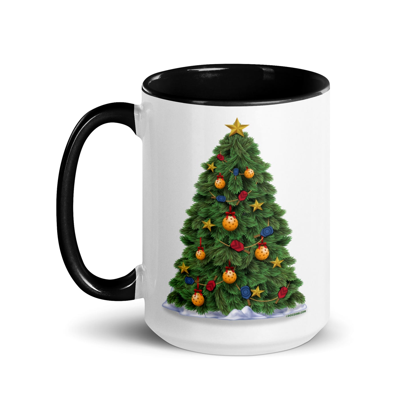 Pickleball Mug - Pickleball Christmas Tree - DocDink.com