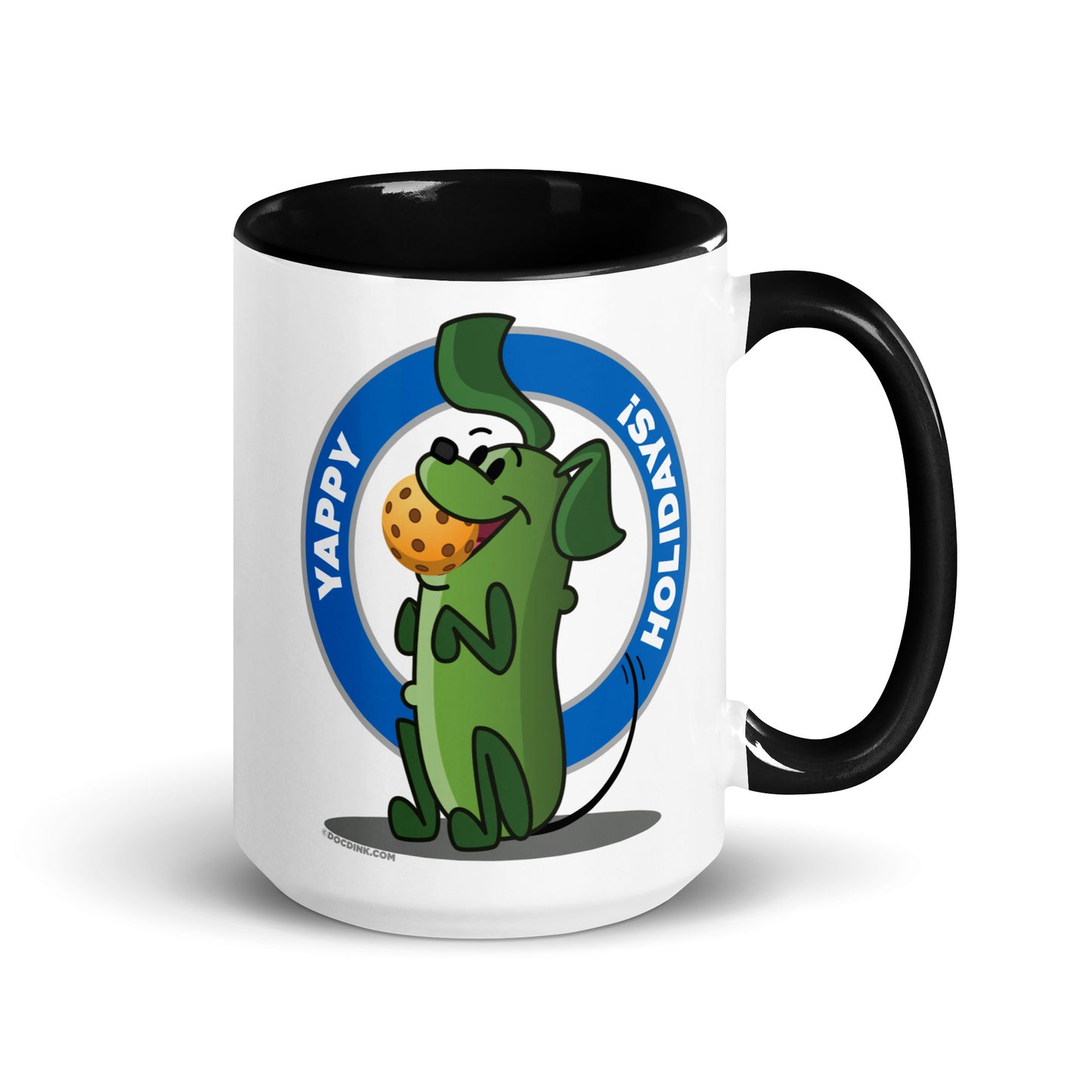 Pickleball Mug - Pickles "Yappy Holidays" - DocDink.com