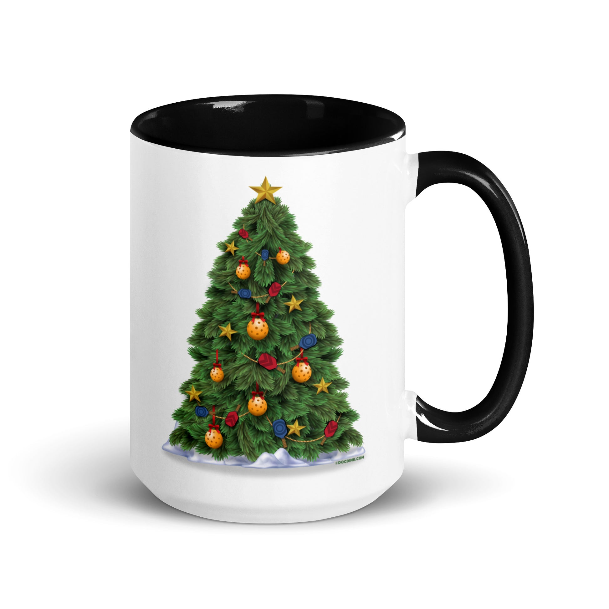 Pickleball Mug - Pickleball Christmas Tree - DocDink.com