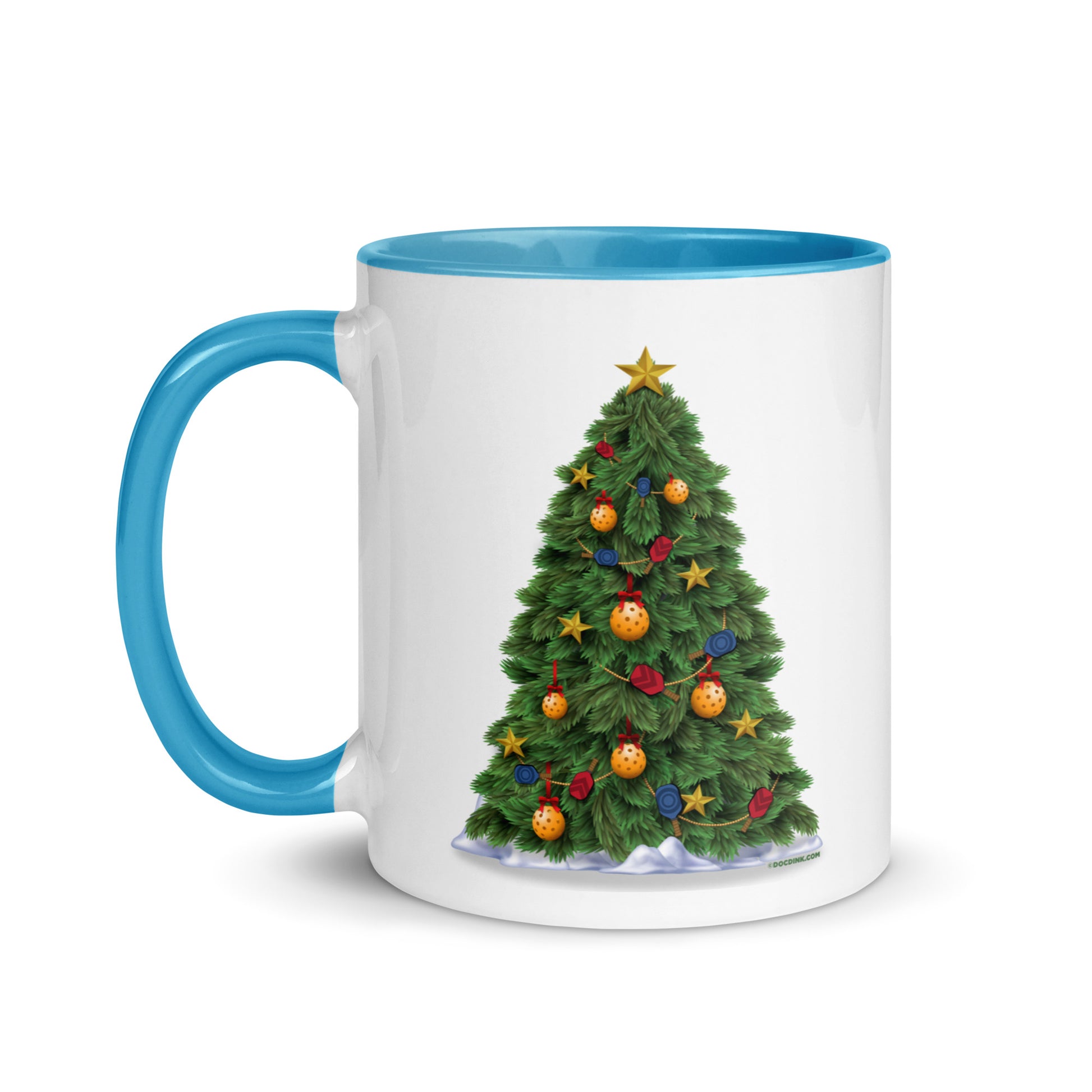 Pickleball Mug - Pickleball Christmas Tree - DocDink.com