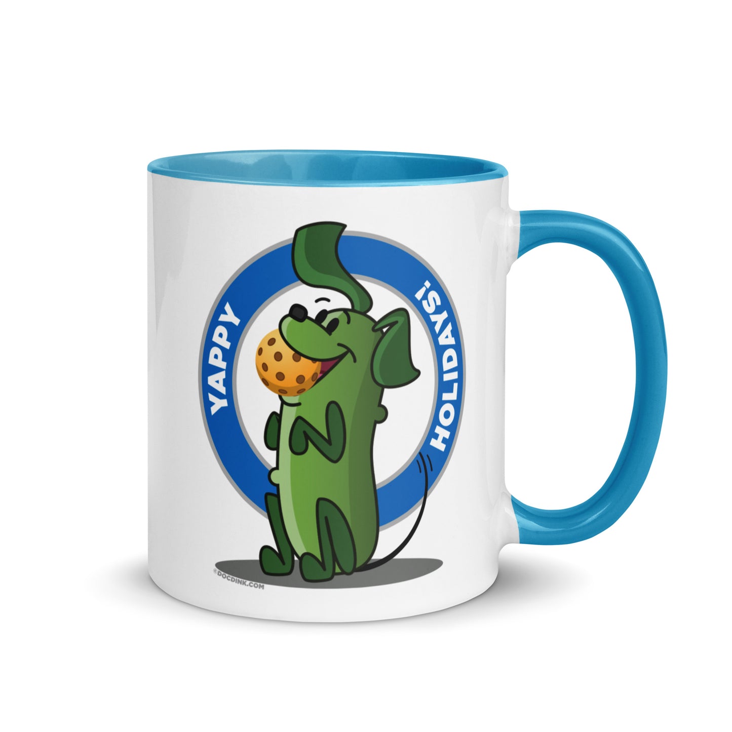 Pickleball Mug - Pickles "Yappy Holidays" - DocDink.com