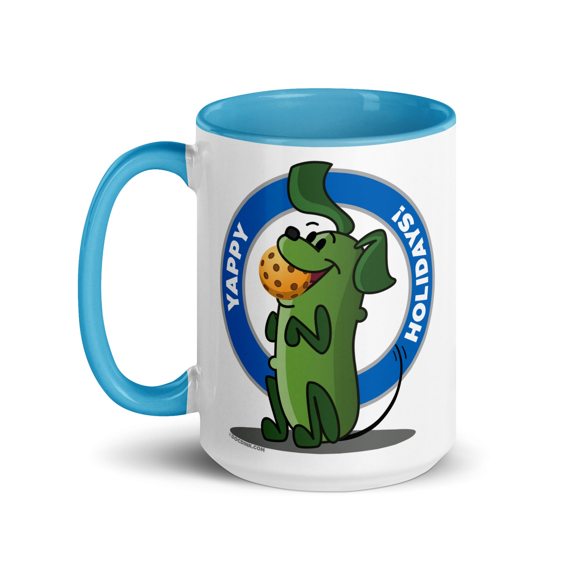 Pickleball Mug - Pickles "Yappy Holidays" - DocDink.com