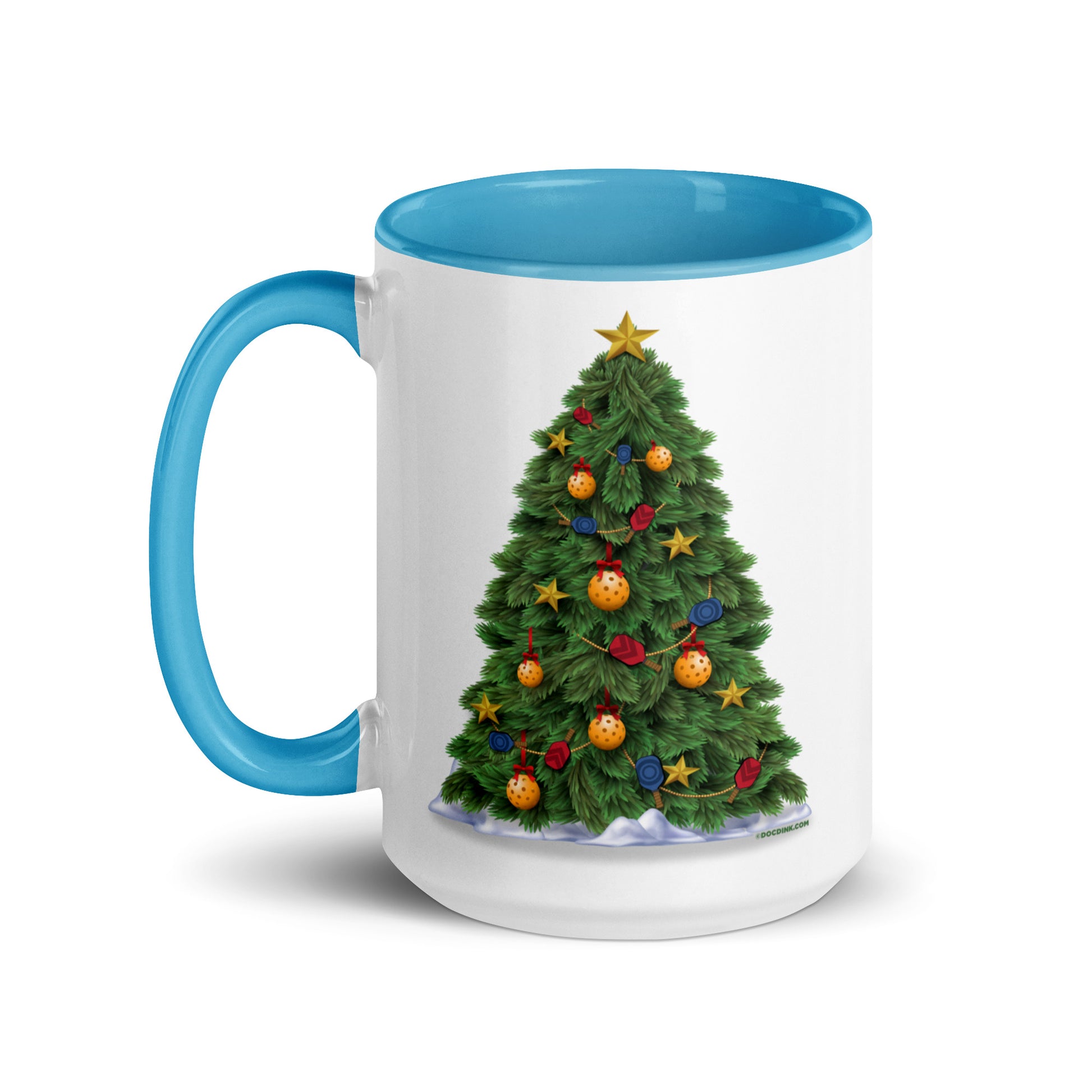 Pickleball Mug - Pickleball Christmas Tree - DocDink.com