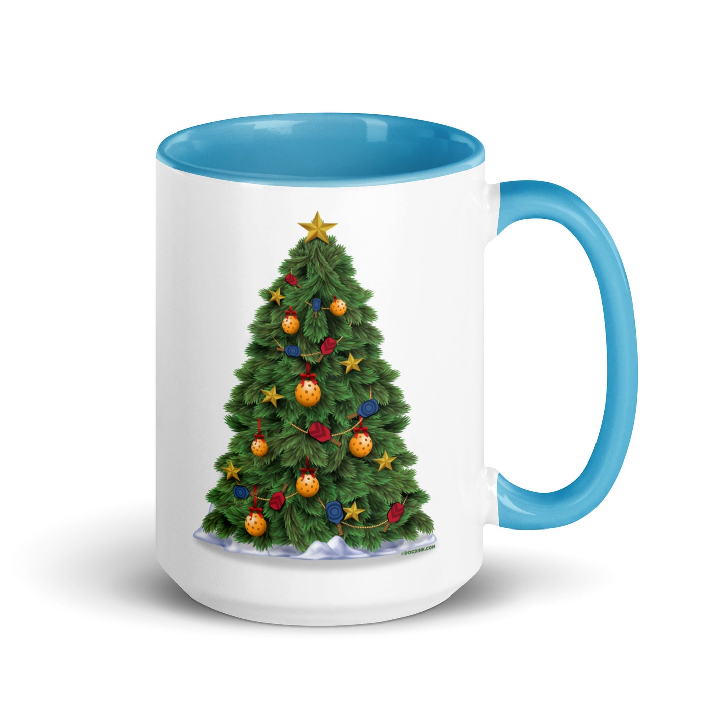 Pickleball Mug - Pickleball Christmas Tree - DocDink.com