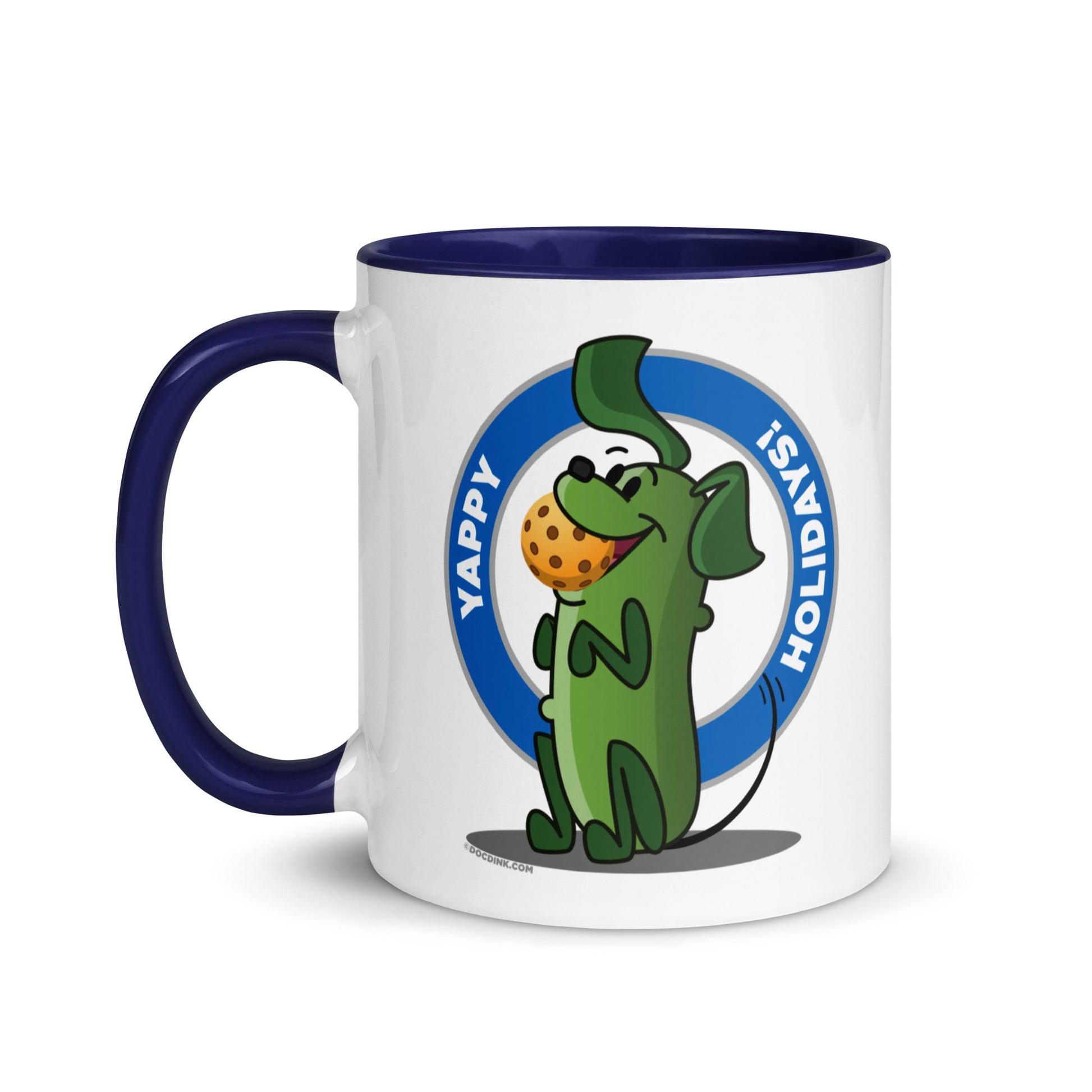 Pickleball Mug - Pickles "Yappy Holidays" - DocDink.com