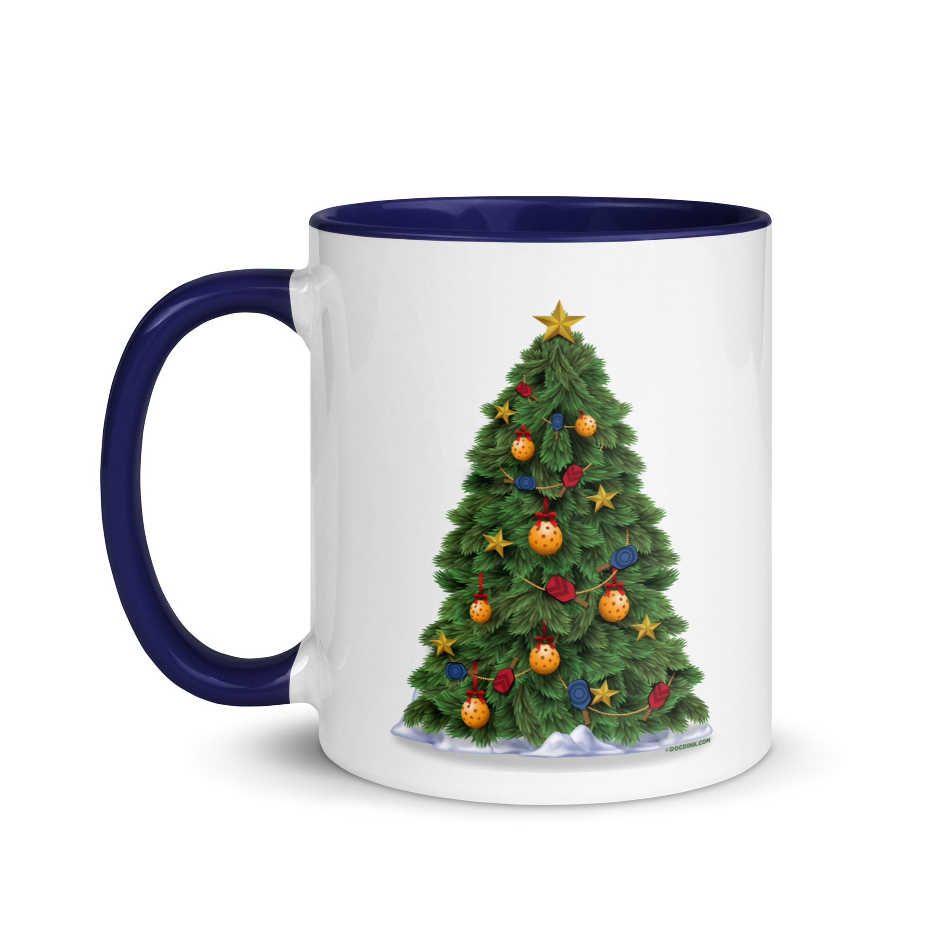 Pickleball Mug - Pickleball Christmas Tree - DocDink.com