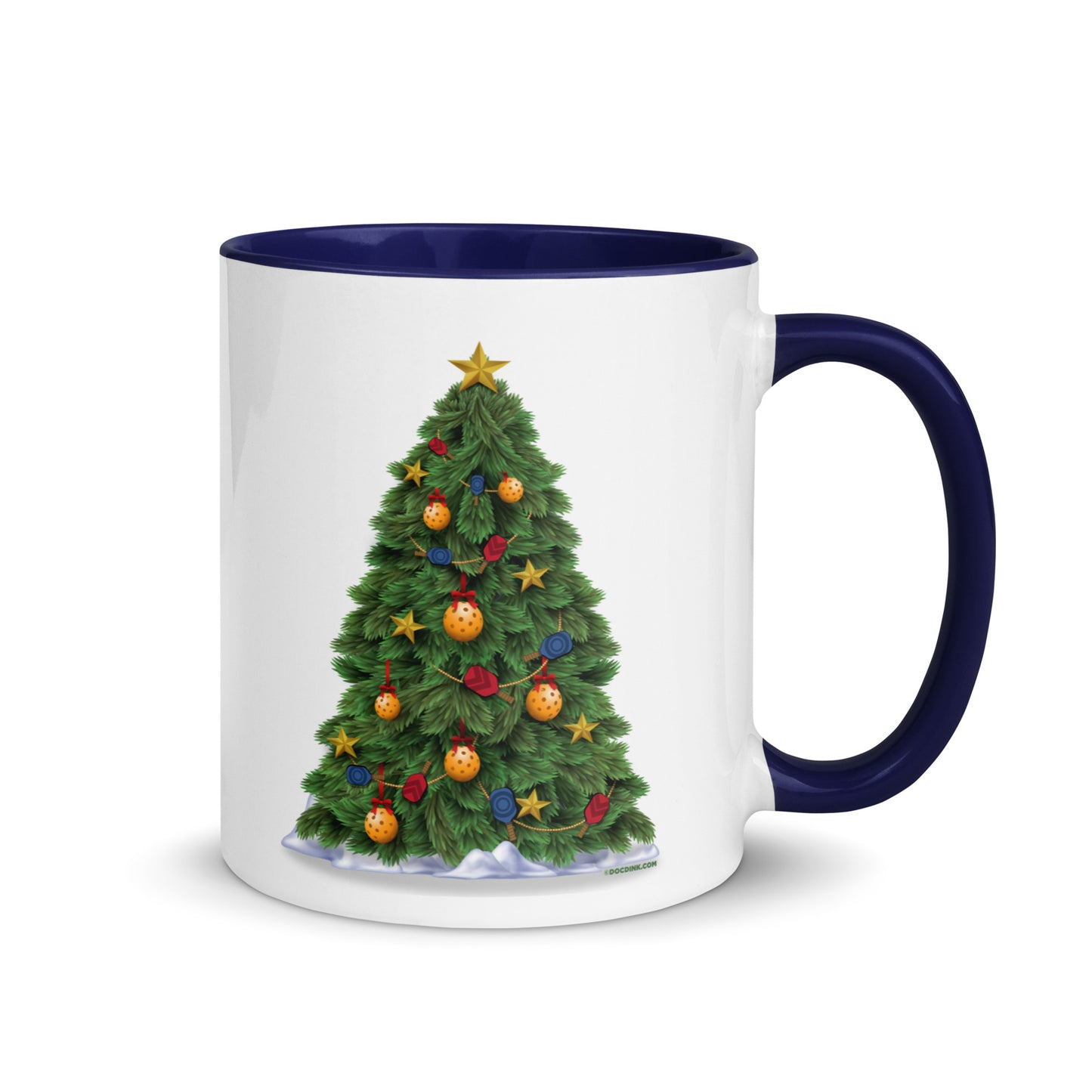 Pickleball Mug - Pickleball Christmas Tree - DocDink.com